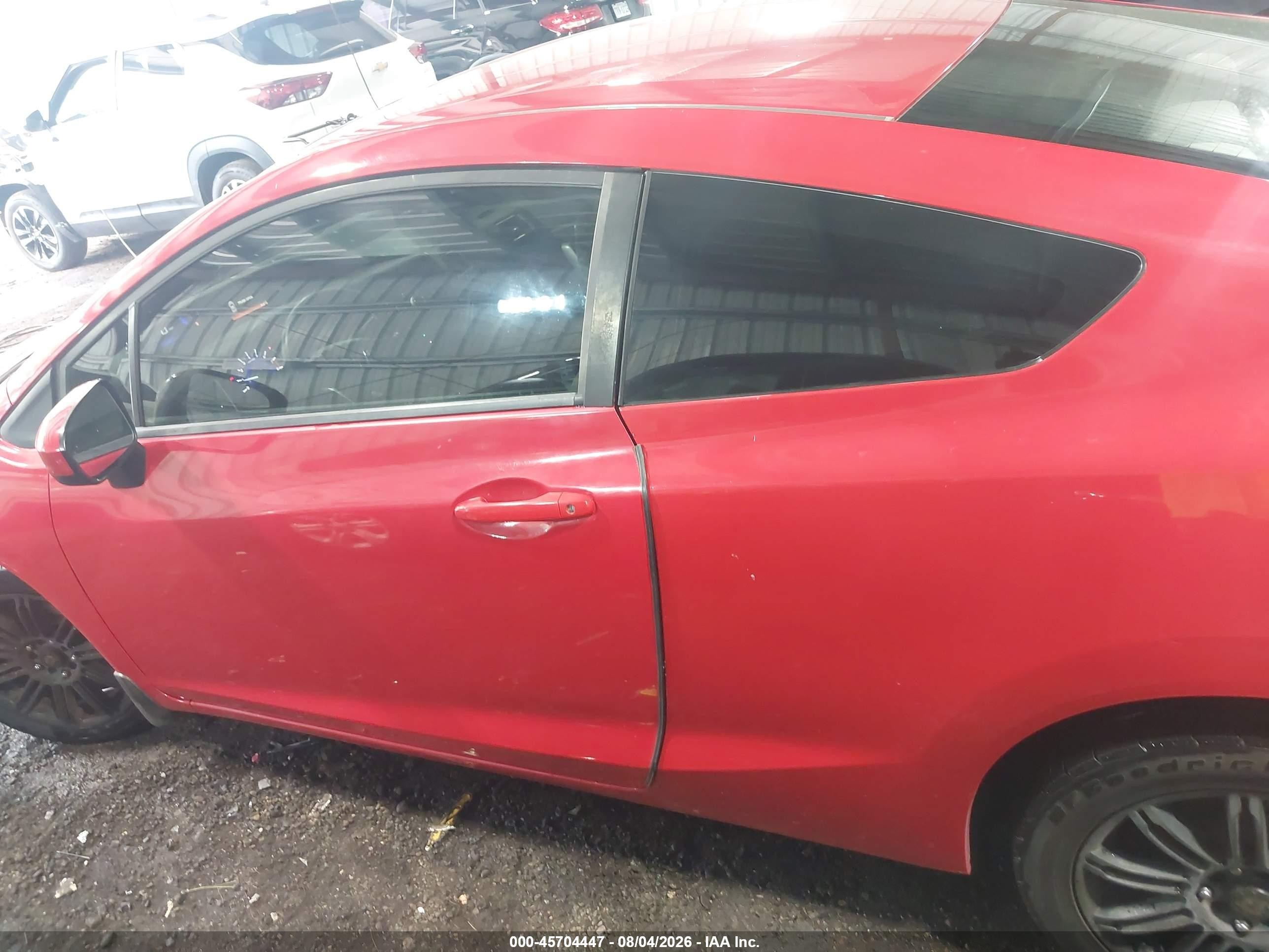 2015 Honda Civic Lx Red vin: 2HGFG3B54FH515492