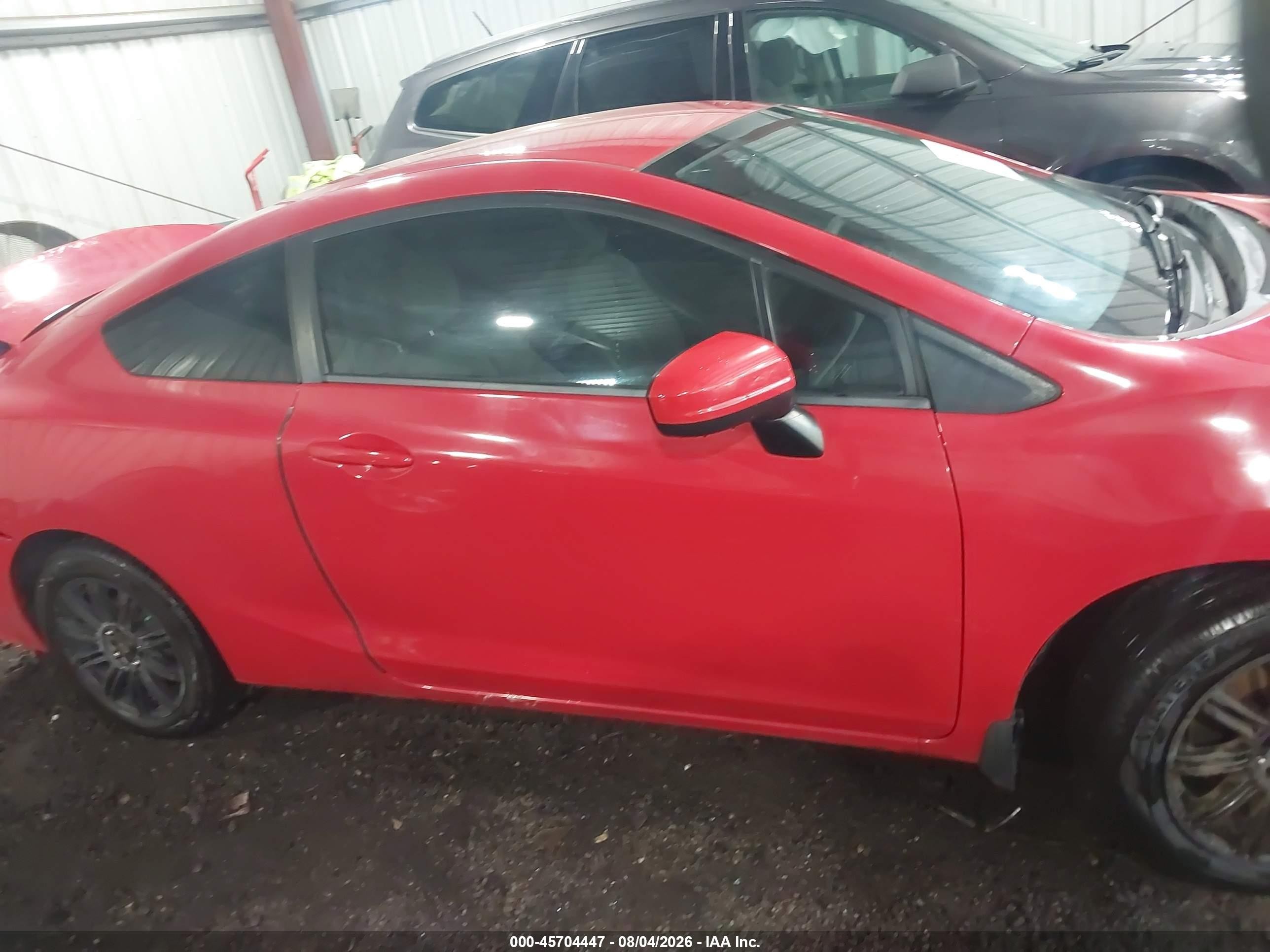 2015 Honda Civic Lx Red vin: 2HGFG3B54FH515492