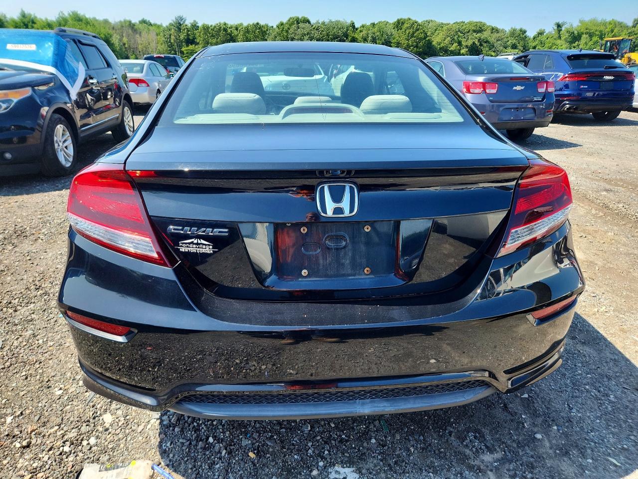 2015 Honda Civic Lx Black vin: 2HGFG3B54FH518795