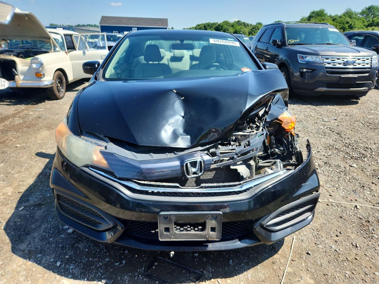 2015 Honda Civic Lx Black vin: 2HGFG3B54FH518795