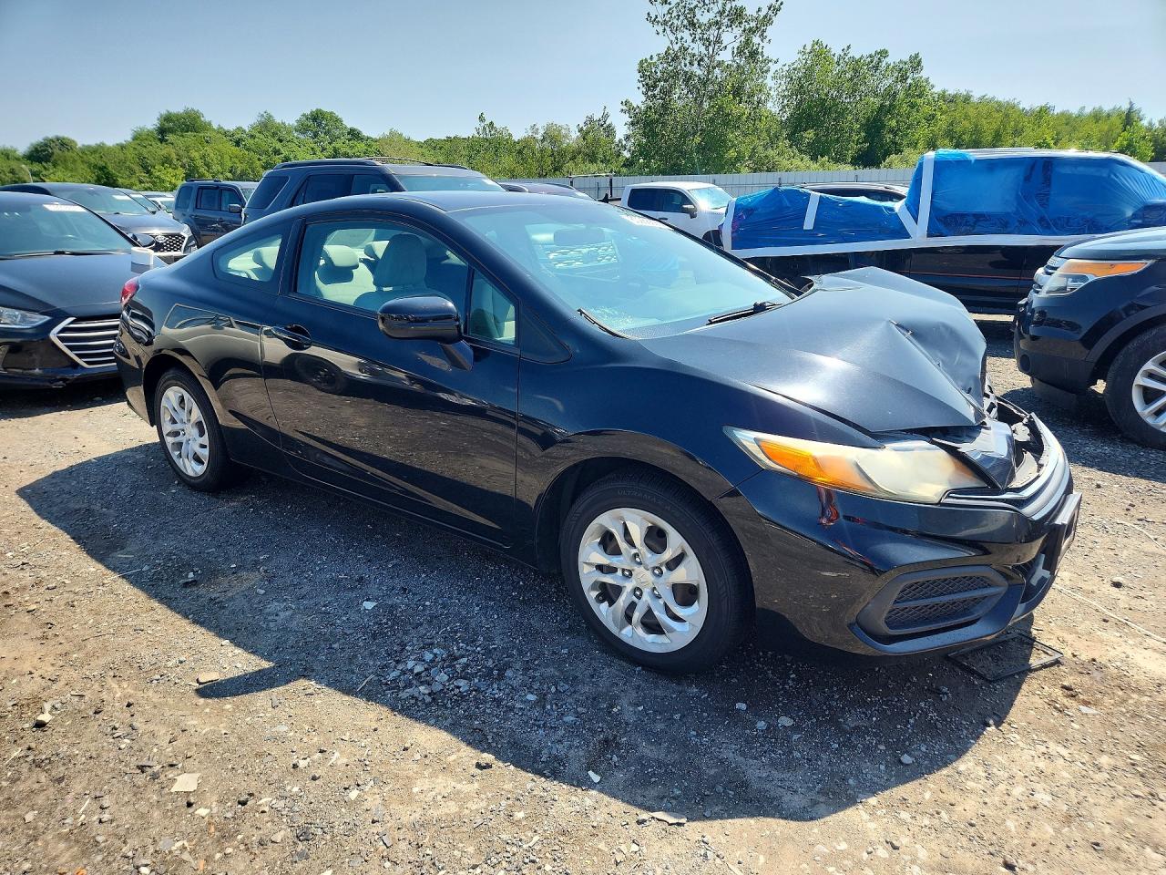 2015 Honda Civic Lx Black vin: 2HGFG3B54FH518795