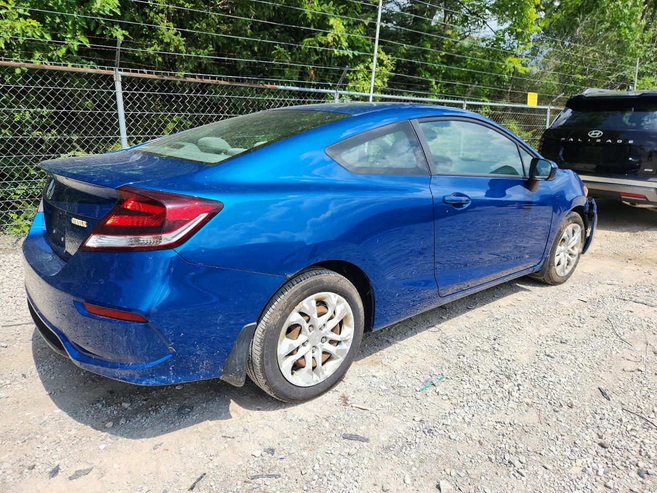 2015 Honda Civic Lx Blue vin: 2HGFG3B54FH526847