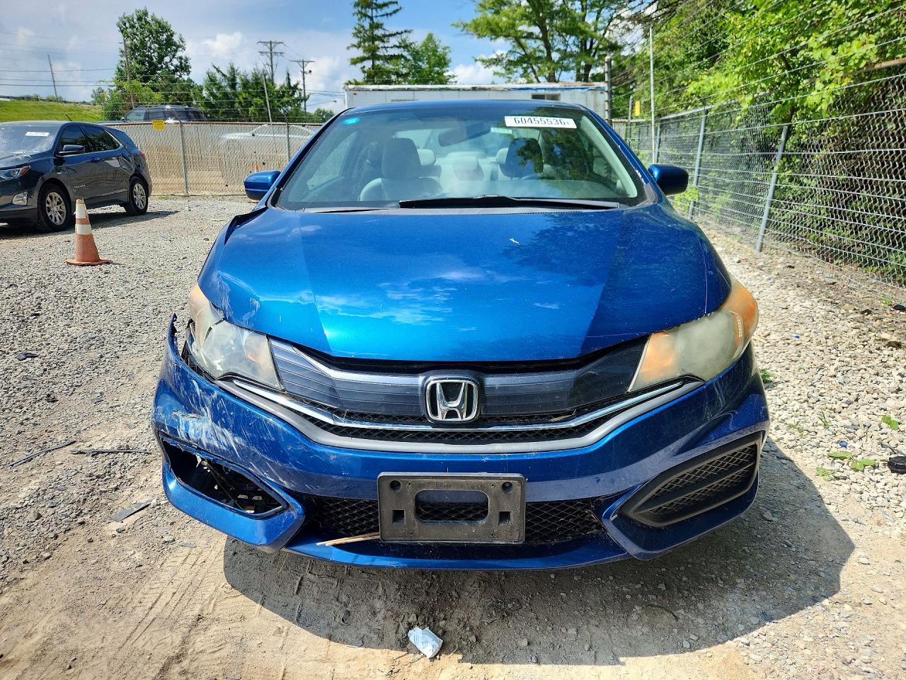 2015 Honda Civic Lx Blue vin: 2HGFG3B54FH526847