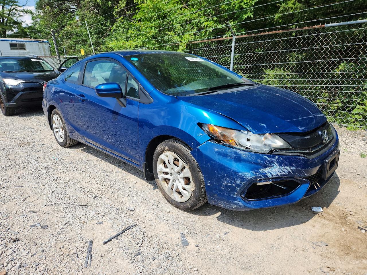 2015 Honda Civic Lx Blue vin: 2HGFG3B54FH526847