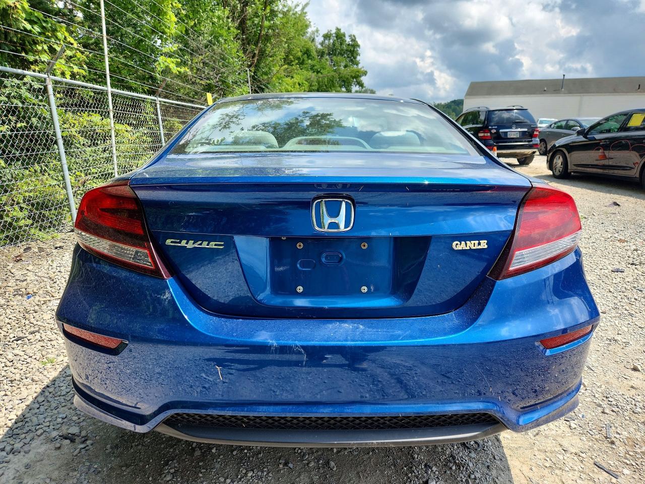 2015 Honda Civic Lx Blue vin: 2HGFG3B54FH526847