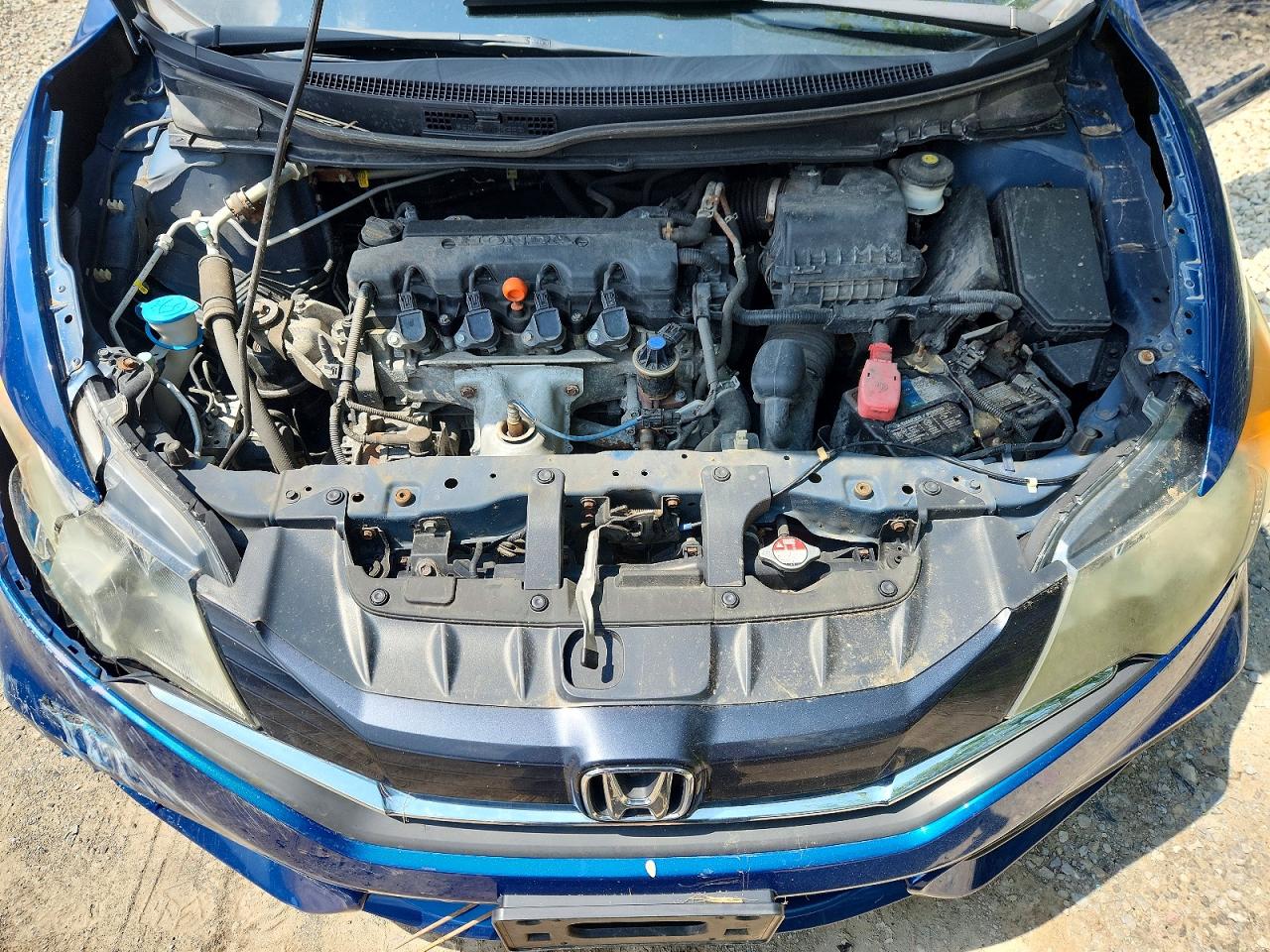 2015 Honda Civic Lx Blue vin: 2HGFG3B54FH526847