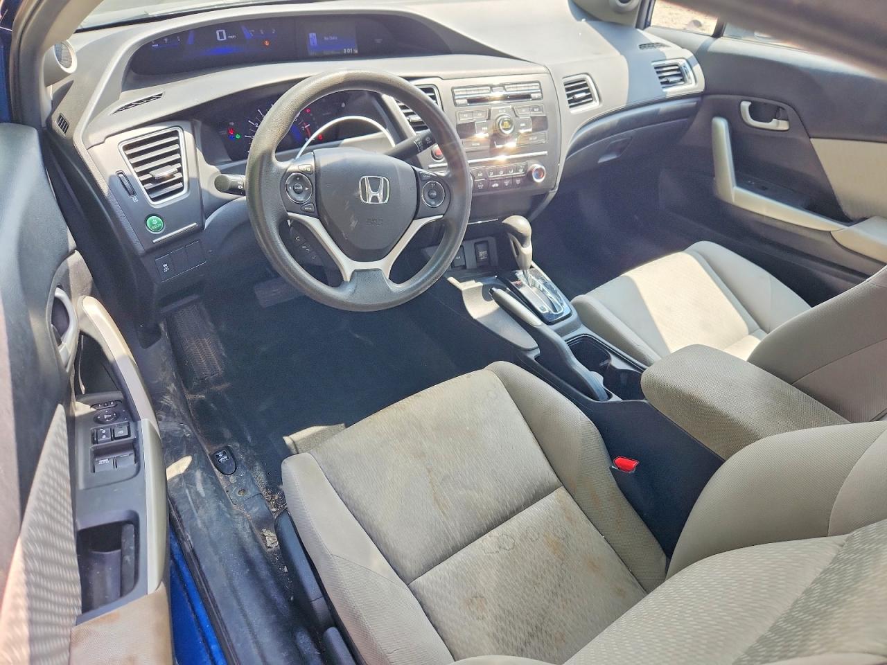 2015 Honda Civic Lx Blue vin: 2HGFG3B54FH526847