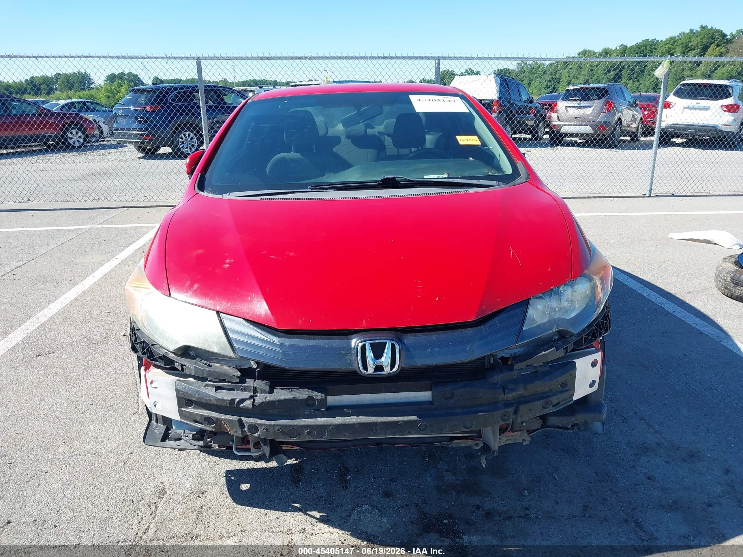 2015 Honda Civic Lx Красный vin: 2HGFG3B54FH529621