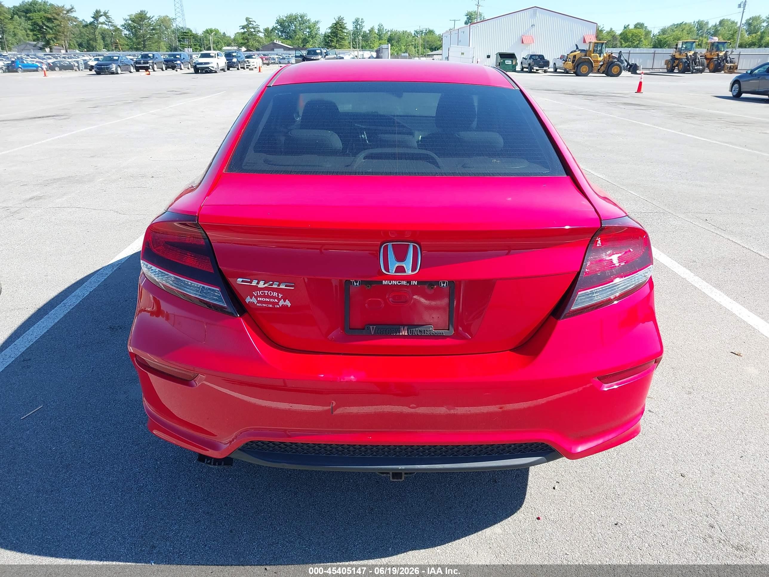 2015 Honda Civic Lx Красный vin: 2HGFG3B54FH529621