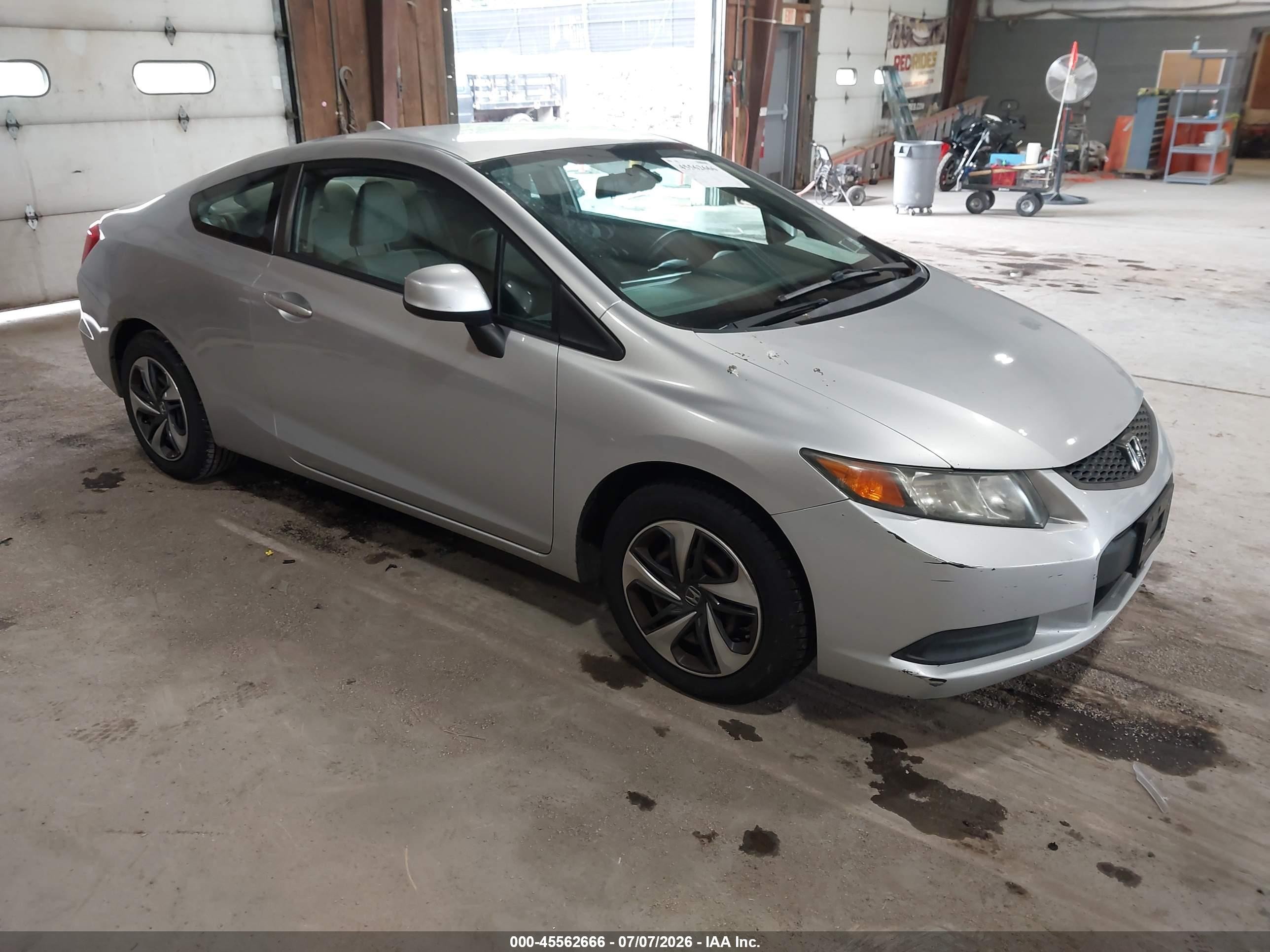 2012 Honda Civic Lx Серый vin: 2HGFG3B55CH513567
