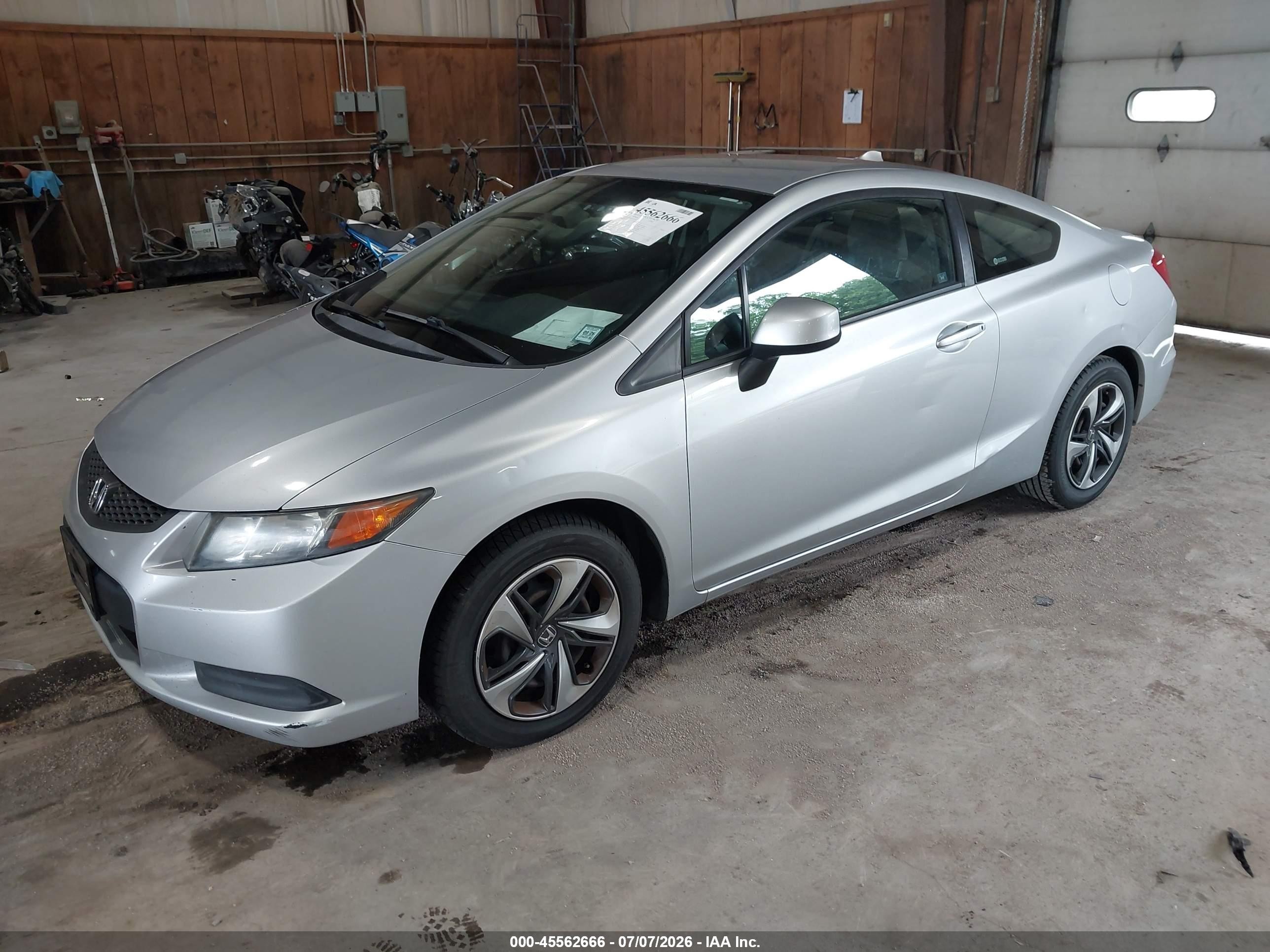 2012 Honda Civic Lx Серый vin: 2HGFG3B55CH513567