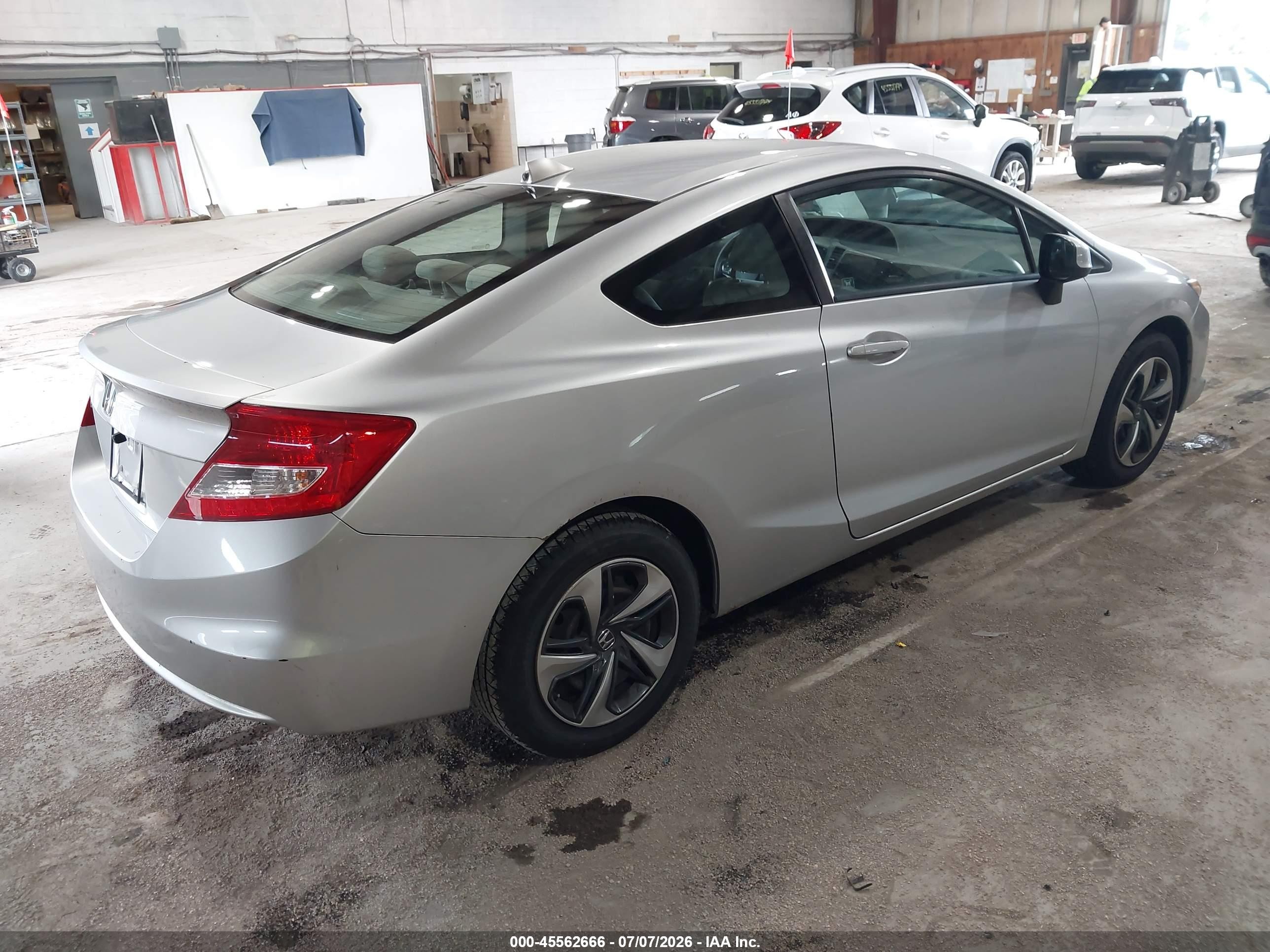 2012 Honda Civic Lx Серый vin: 2HGFG3B55CH513567
