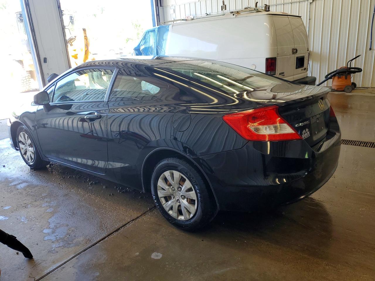 2012 Honda Civic Lx Black vin: 2HGFG3B55CH519305