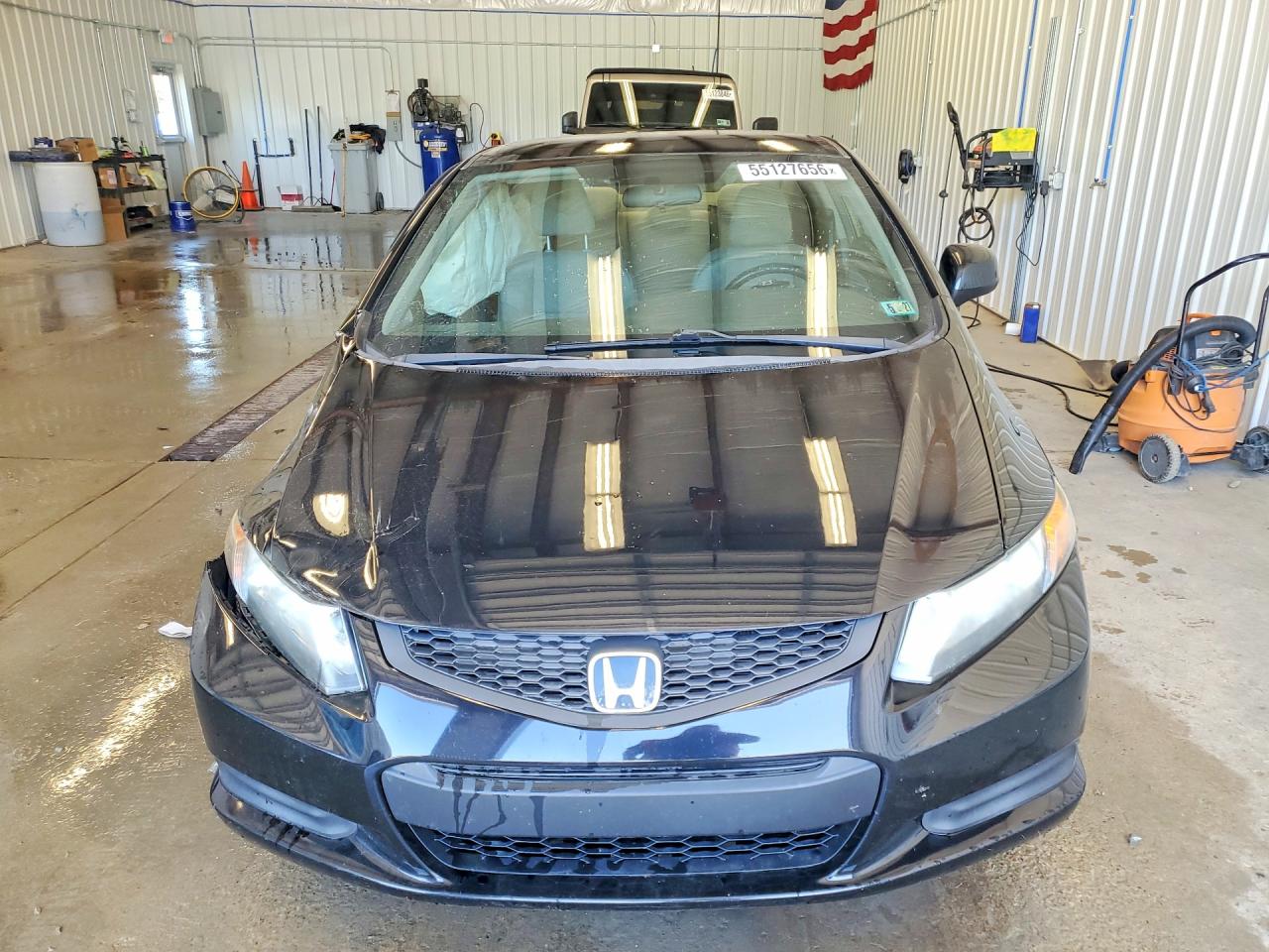 2012 Honda Civic Lx Black vin: 2HGFG3B55CH519305
