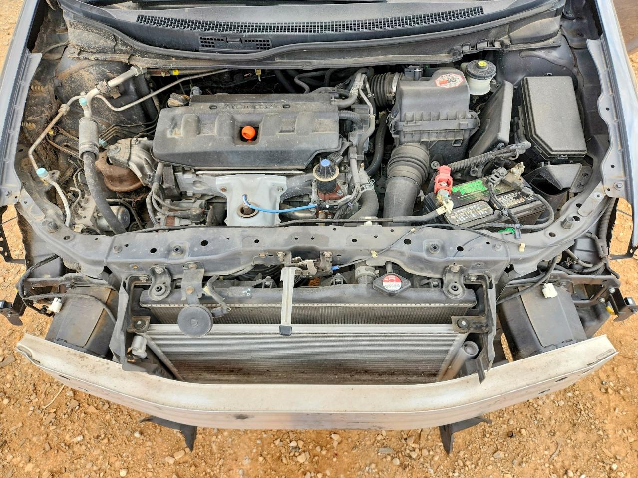 2012 Honda Civic Lx Gray vin: 2HGFG3B55CH532233