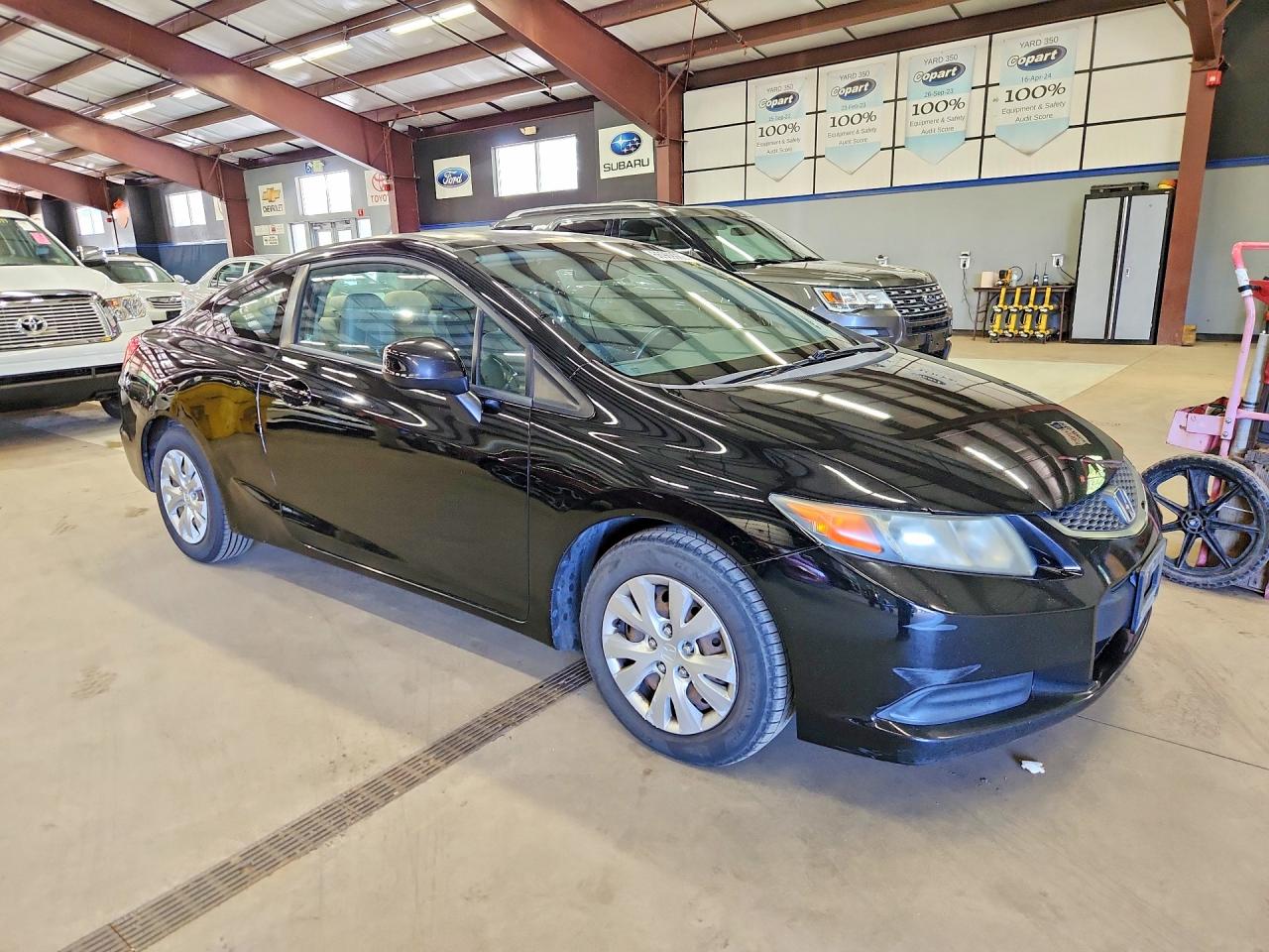 2012 Honda Civic Lx Black vin: 2HGFG3B55CH532457