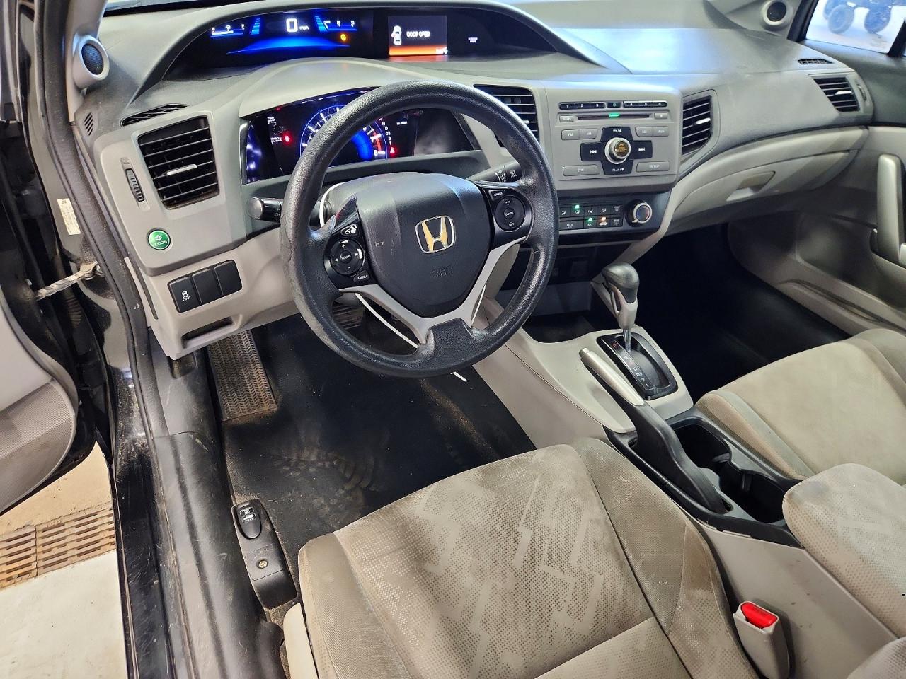 2012 Honda Civic Lx Black vin: 2HGFG3B55CH532457