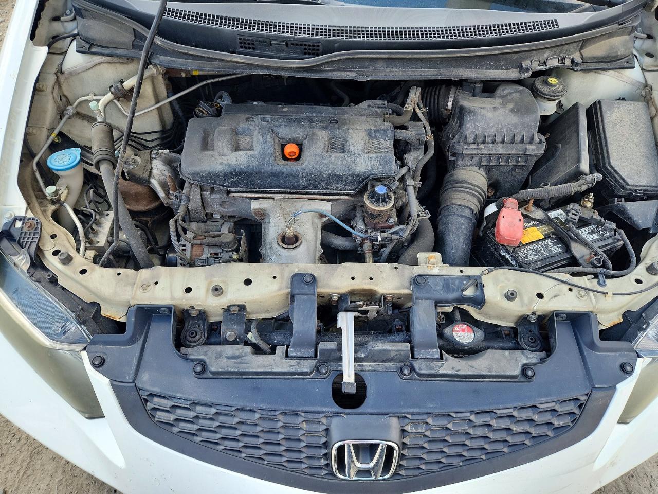 2012 Honda Civic Lx White vin: 2HGFG3B55CH547699