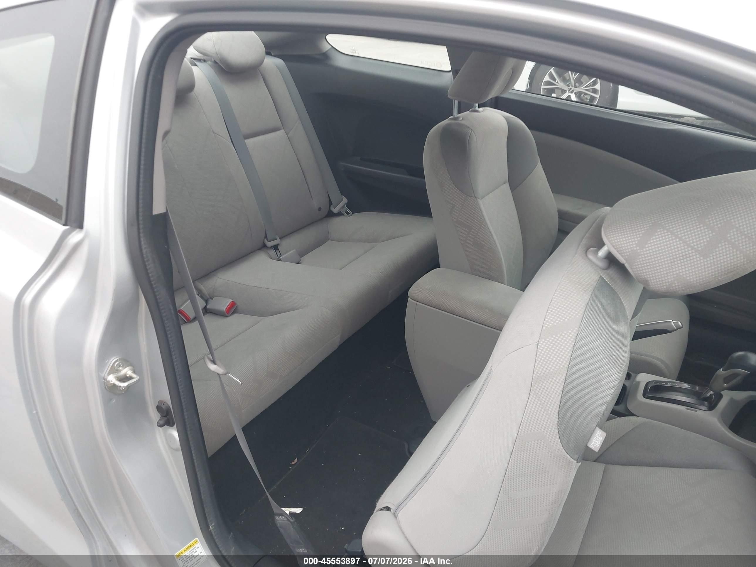2012 Honda Civic Lx Silver vin: 2HGFG3B55CH547895