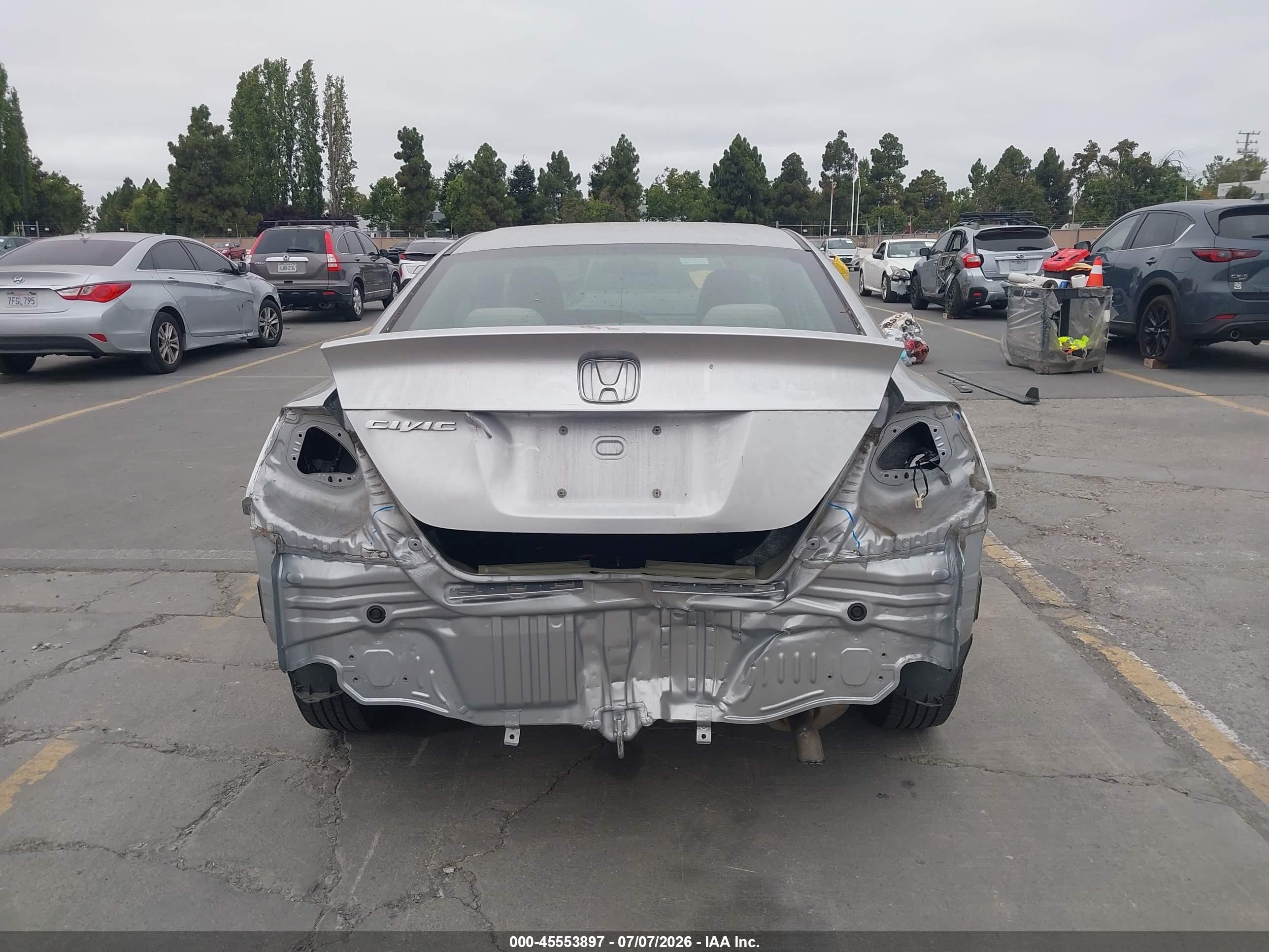 2012 Honda Civic Lx Silver vin: 2HGFG3B55CH547895