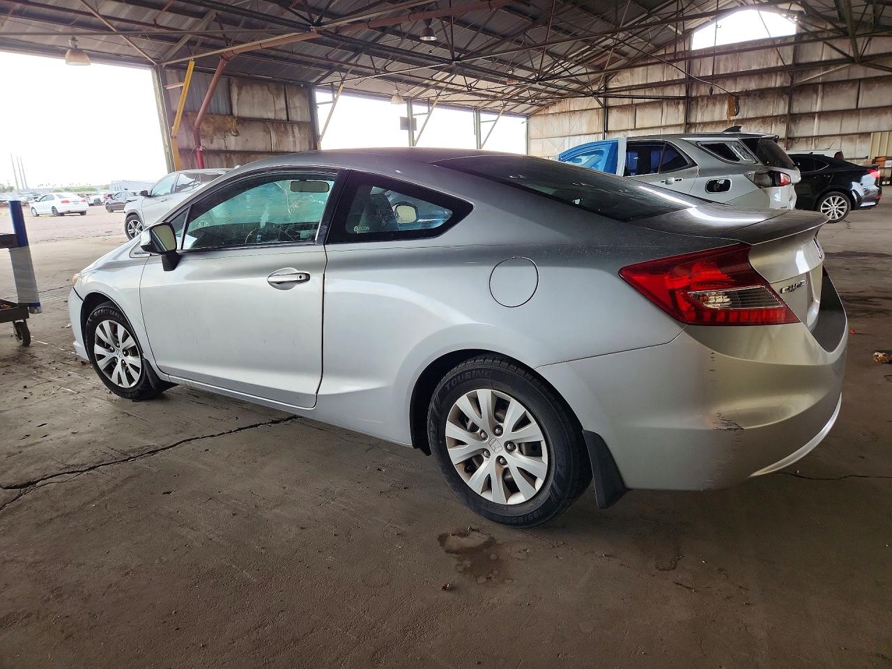 2012 Honda Civic Lx Silver vin: 2HGFG3B55CH548402