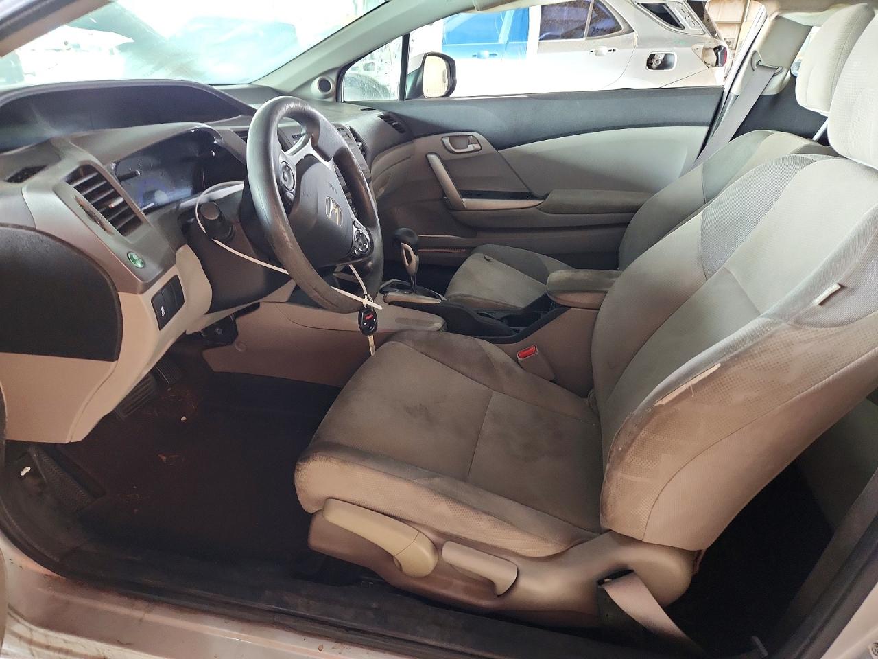 2012 Honda Civic Lx Silver vin: 2HGFG3B55CH548402