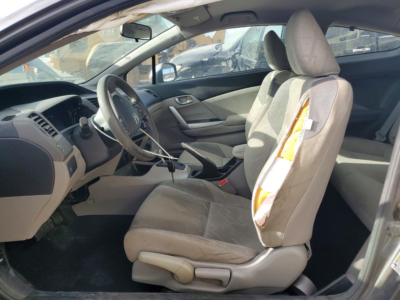 2012 Honda Civic Lx Gray vin: 2HGFG3B55CH549002