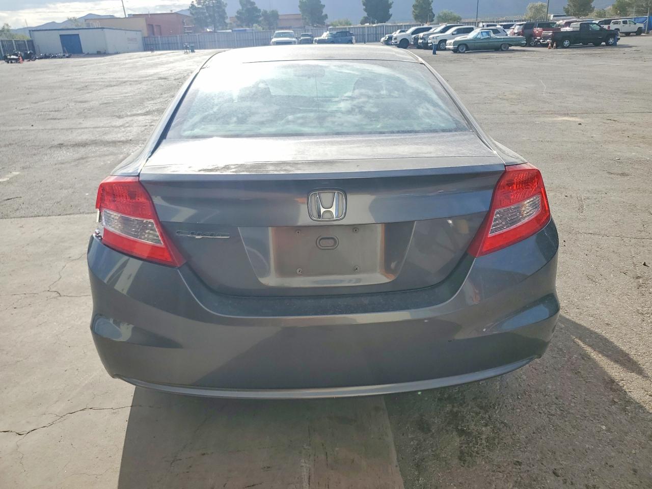 2012 Honda Civic Lx Gray vin: 2HGFG3B55CH549002