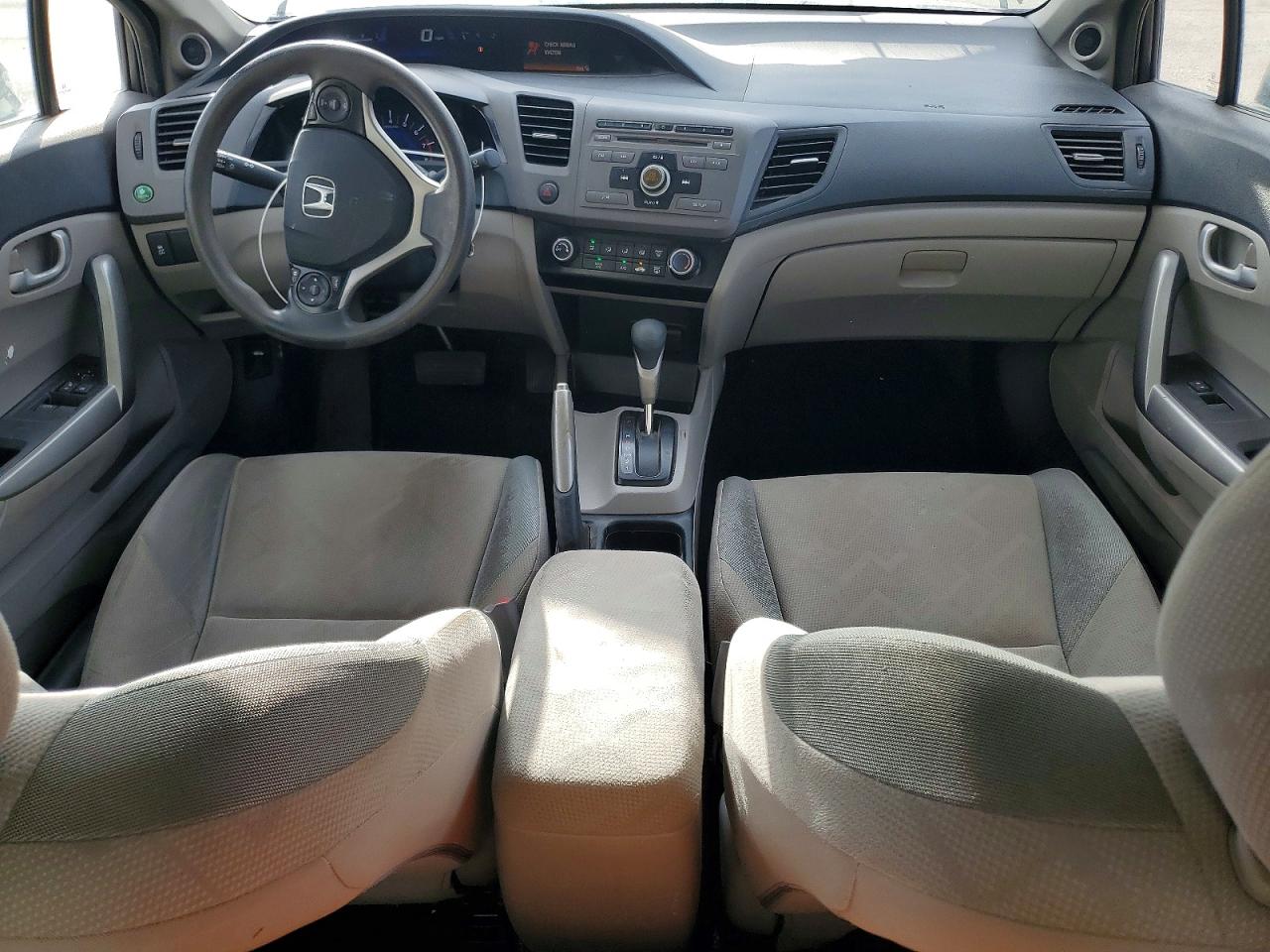 2012 Honda Civic Lx Gray vin: 2HGFG3B55CH549002