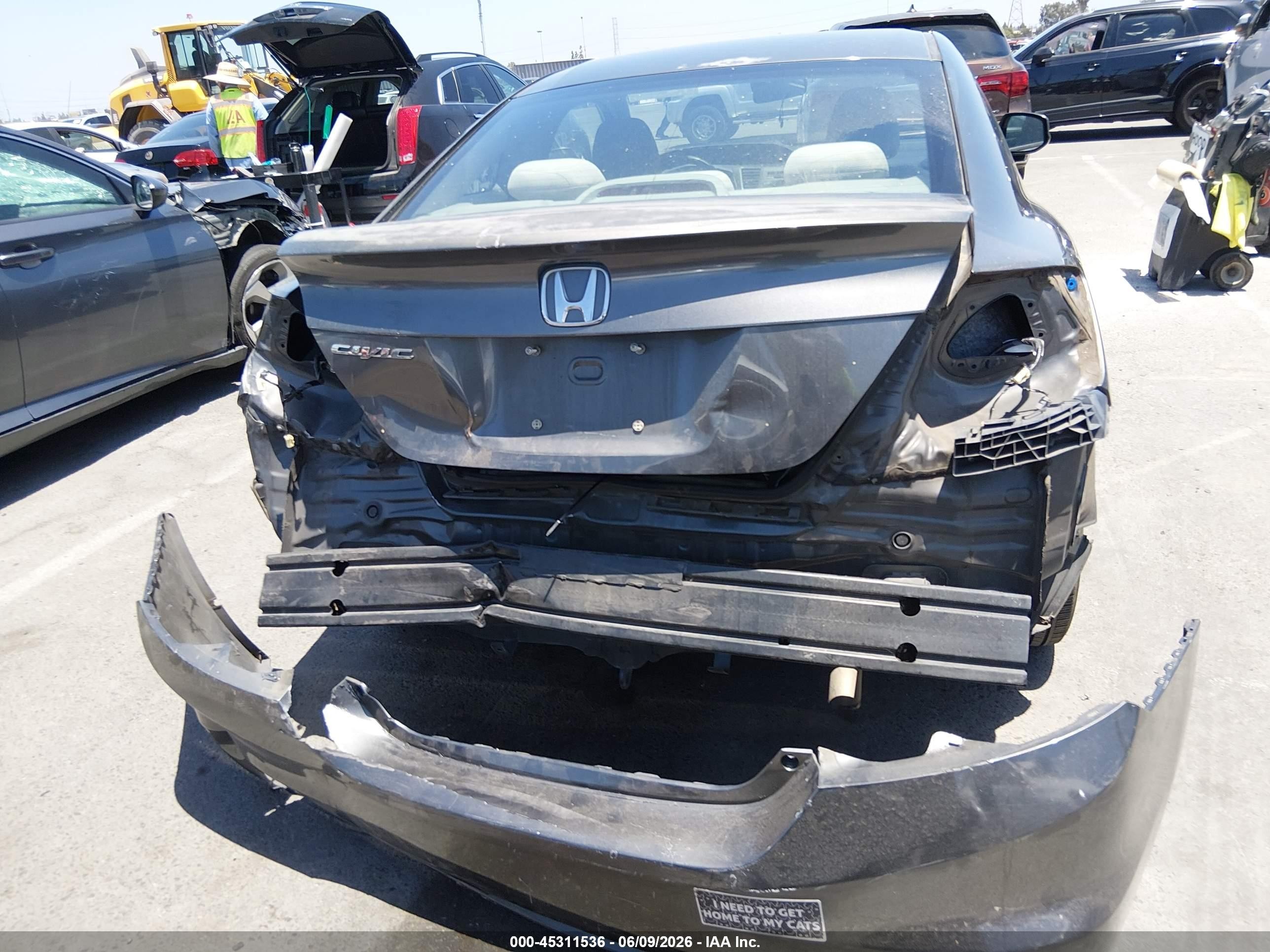 2012 Honda Civic Lx Gray vin: 2HGFG3B55CH560033