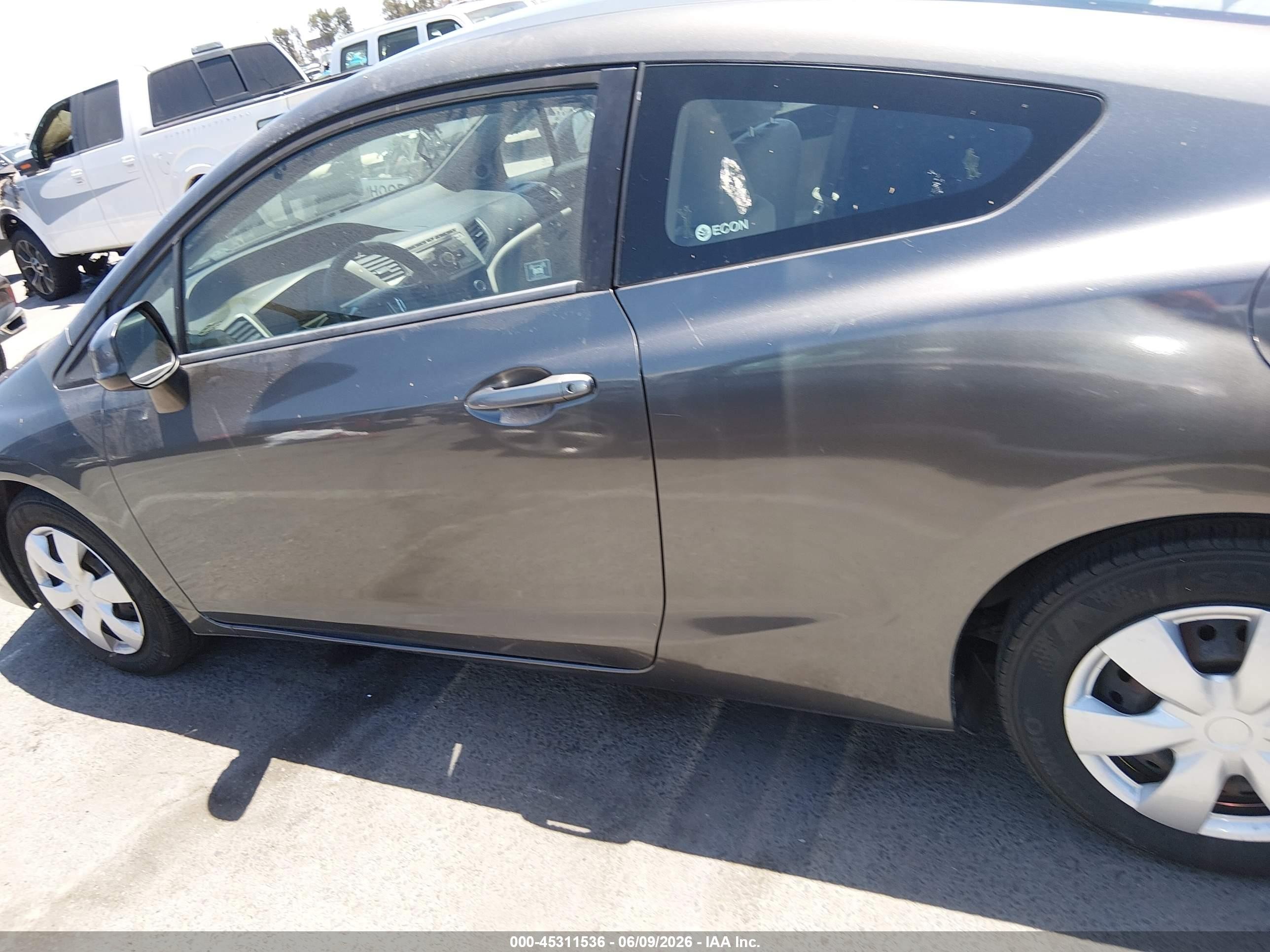 2012 Honda Civic Lx Gray vin: 2HGFG3B55CH560033