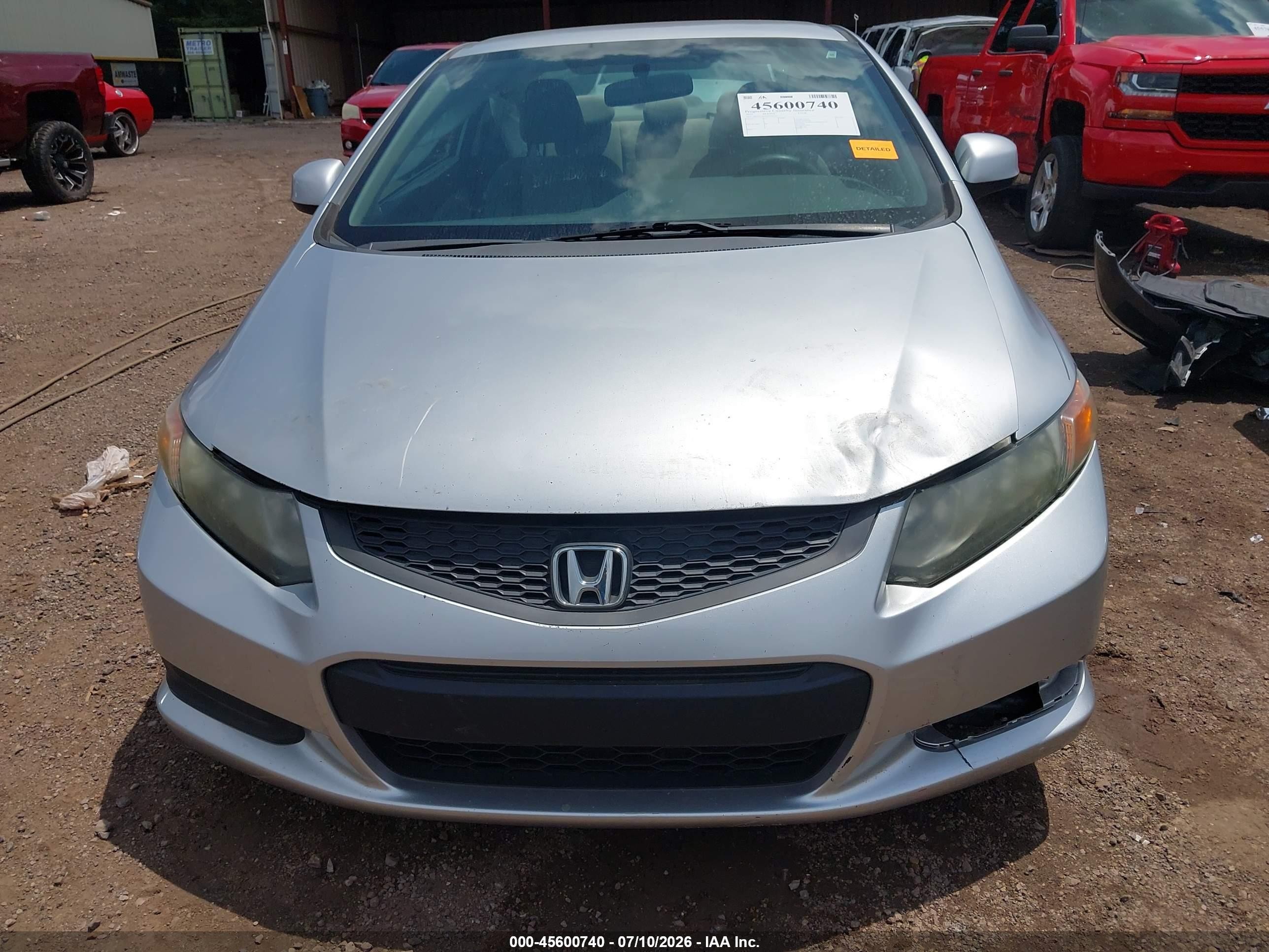 2012 Honda Civic Lx Silver vin: 2HGFG3B55CH564745