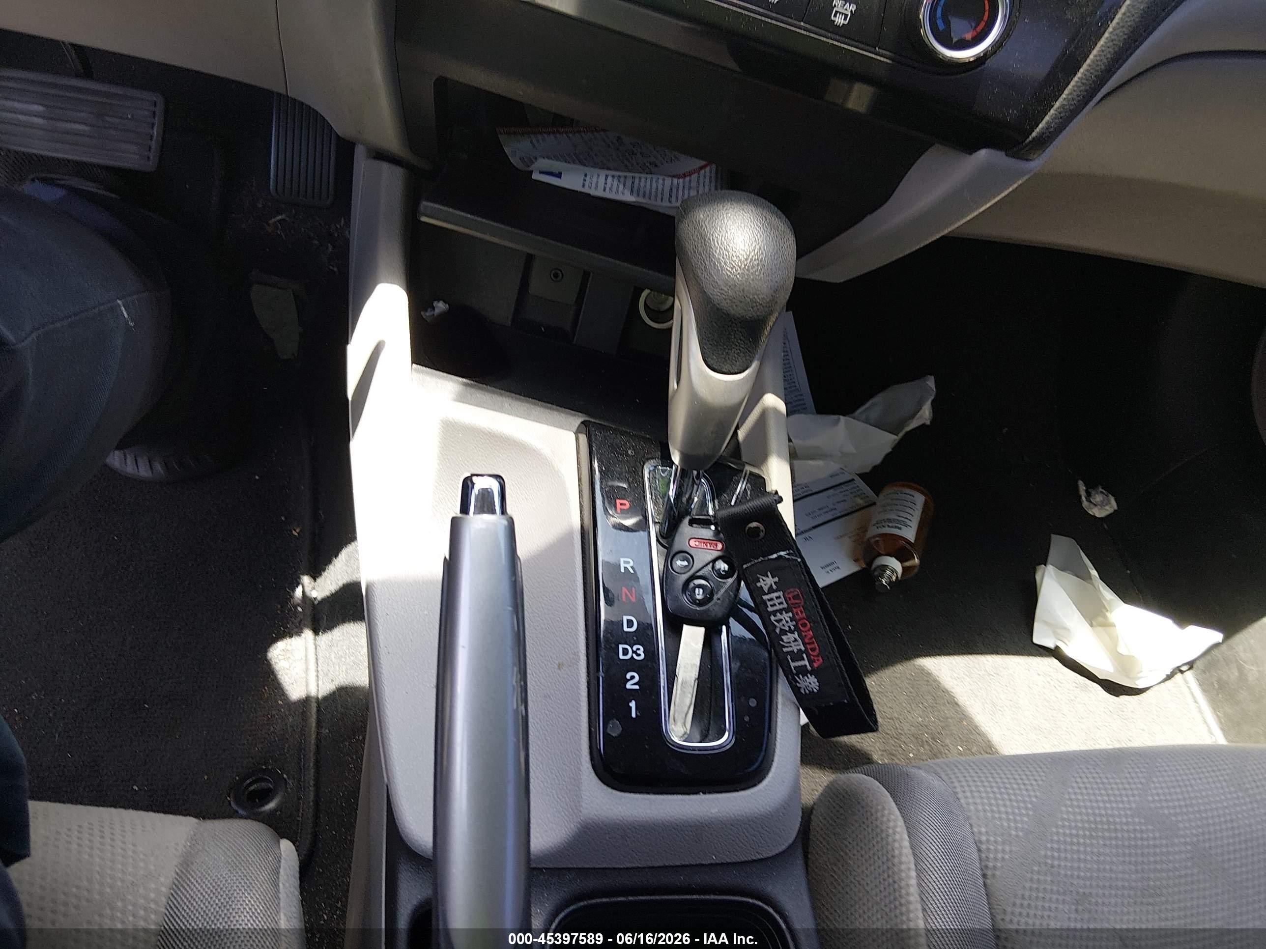 2013 Honda Civic Lx Gray vin: 2HGFG3B55DH514512
