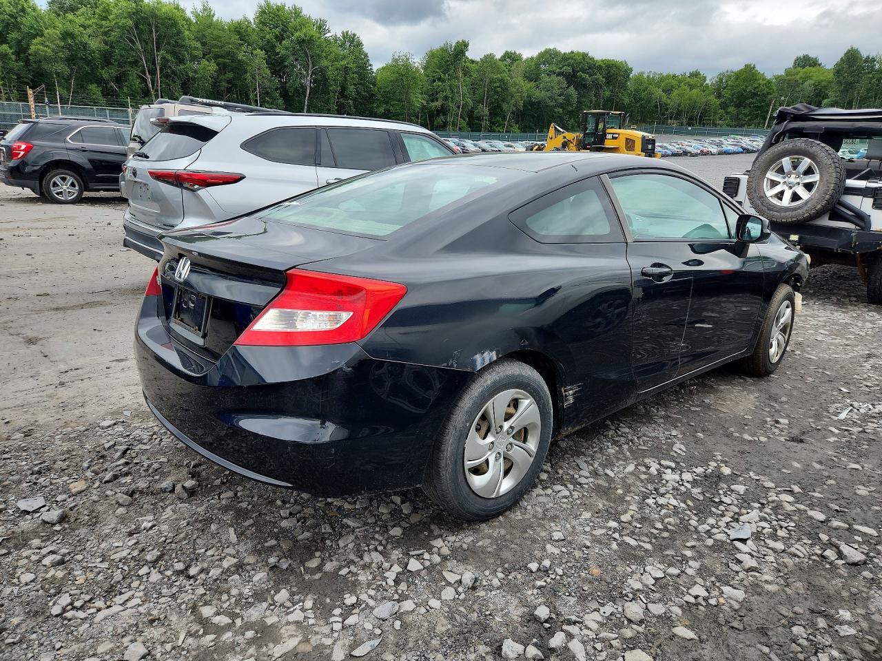 2013 Honda Civic Lx Black vin: 2HGFG3B55DH519922