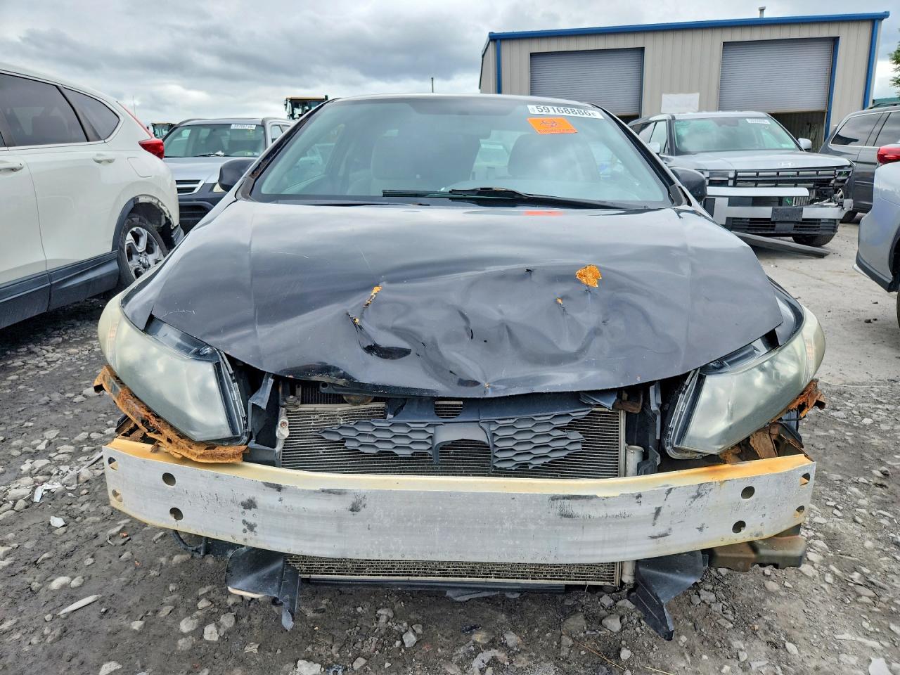 2013 Honda Civic Lx Black vin: 2HGFG3B55DH519922