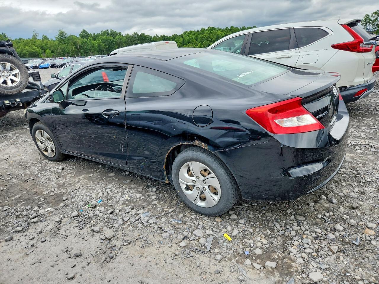 2013 Honda Civic Lx Black vin: 2HGFG3B55DH519922