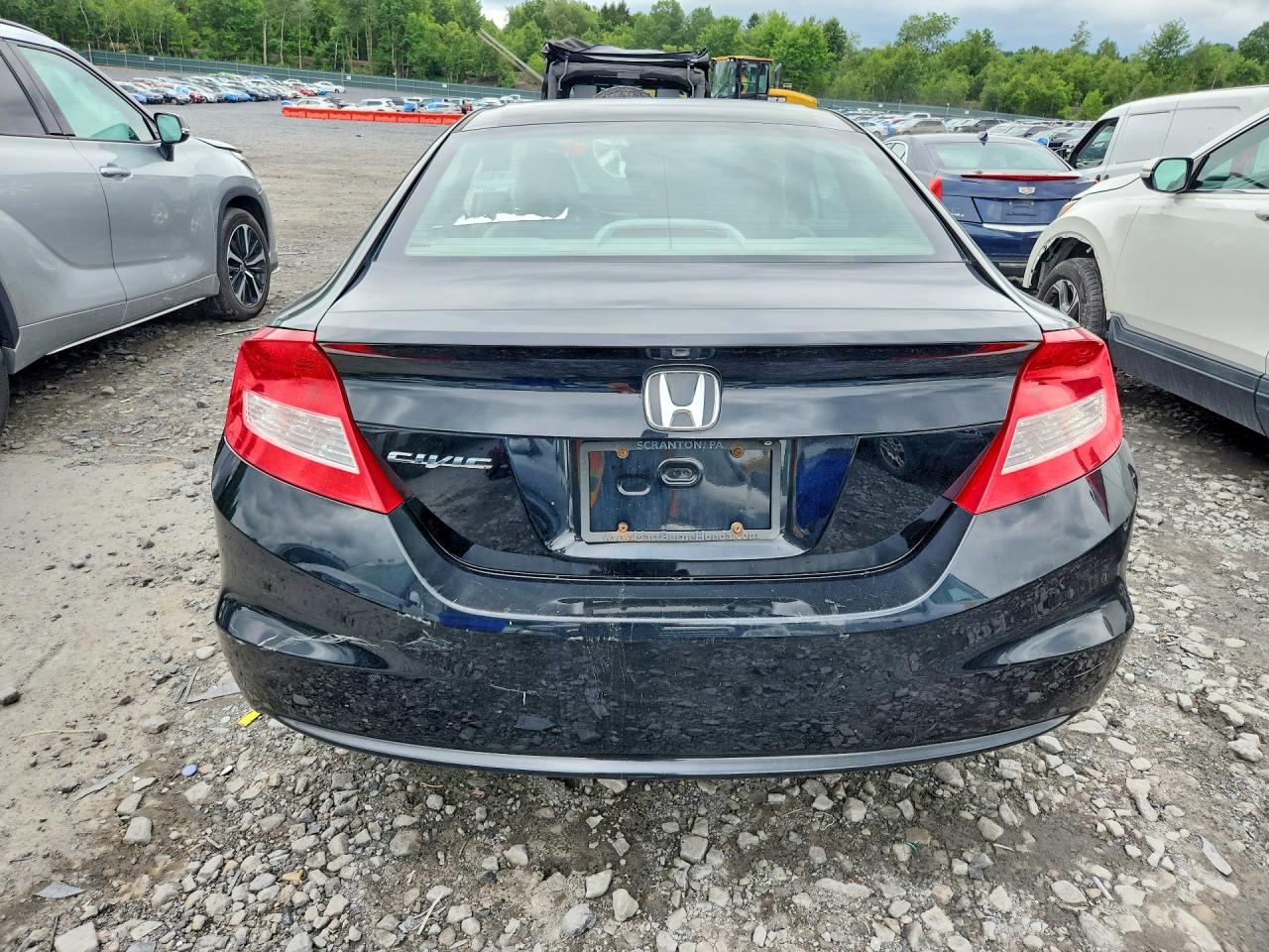 2013 Honda Civic Lx Black vin: 2HGFG3B55DH519922