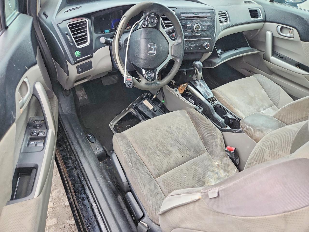 2013 Honda Civic Lx Black vin: 2HGFG3B55DH519922