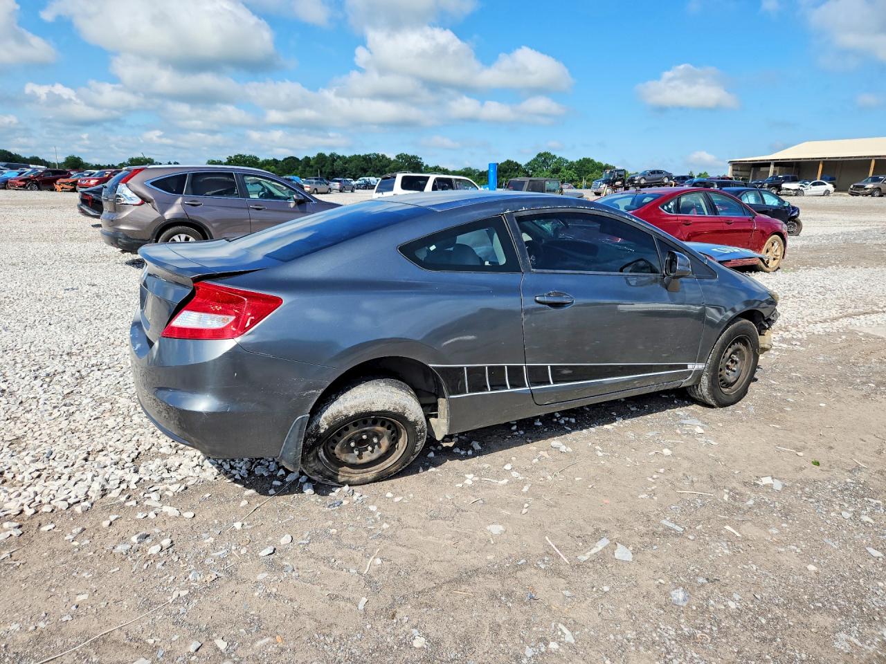 2013 Honda Civc Gray vin: 2HGFG3B55DH522593