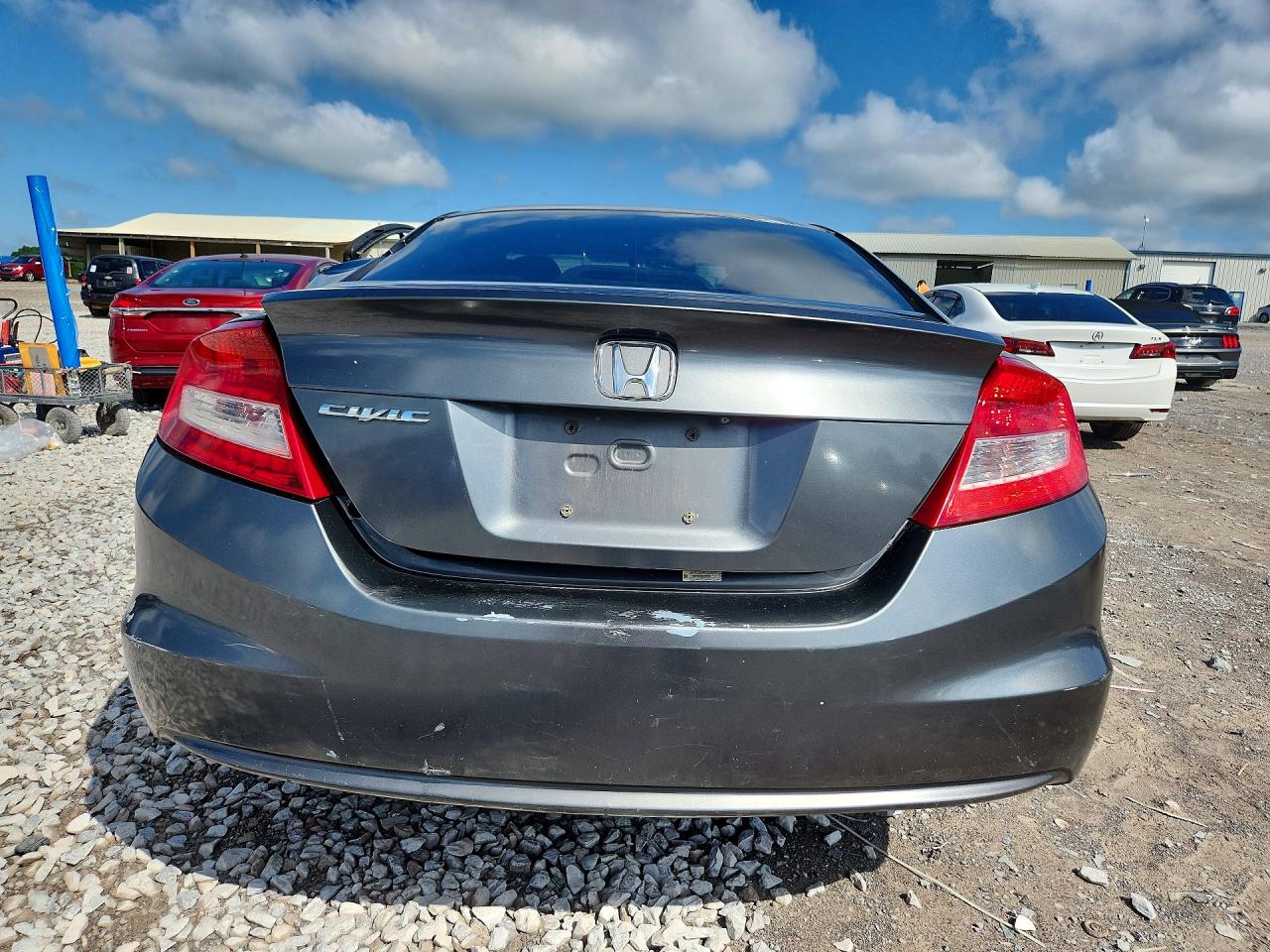 2013 Honda Civc Gray vin: 2HGFG3B55DH522593
