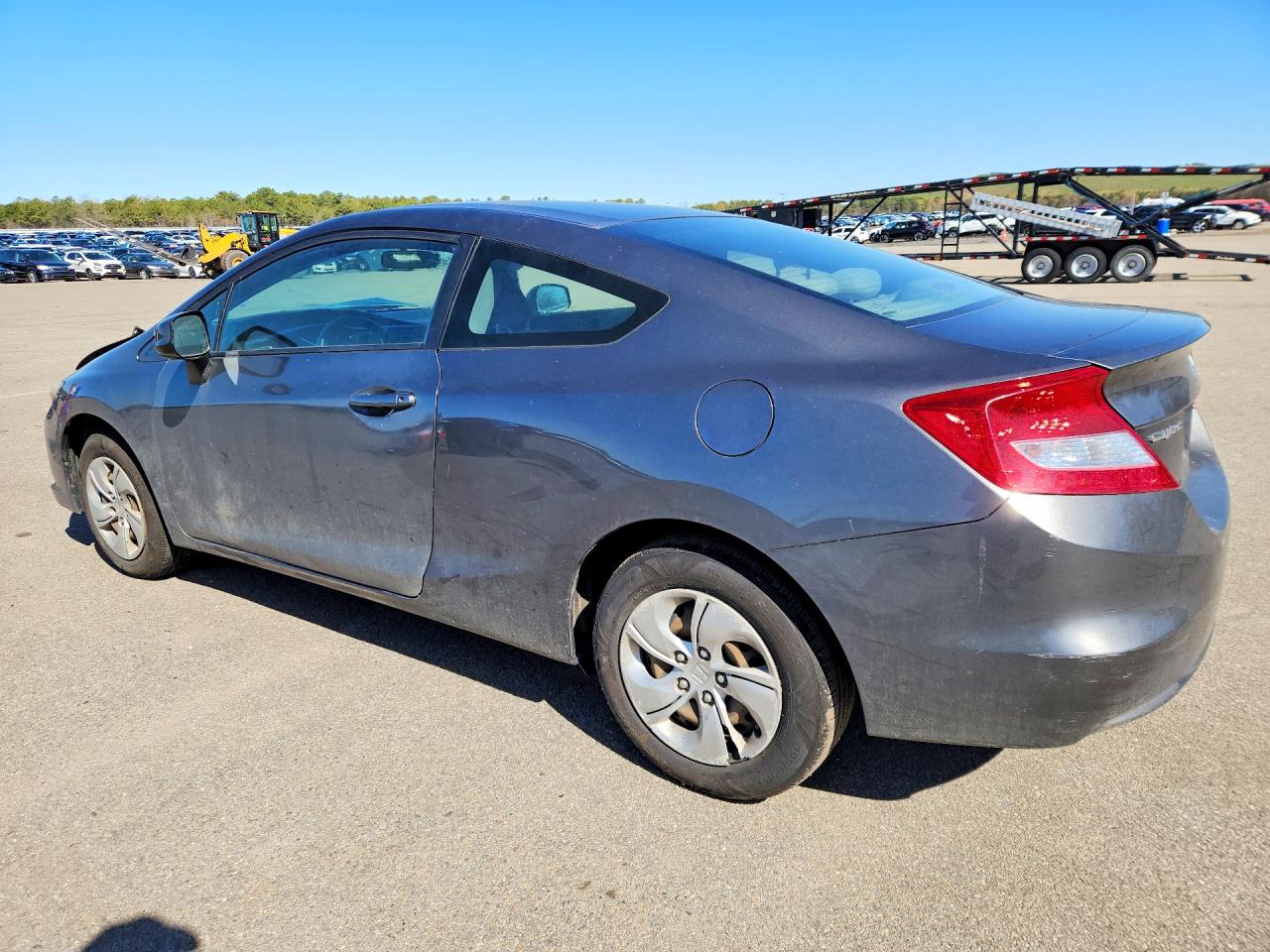 2013 Honda Civic Lx Gray vin: 2HGFG3B55DH531522