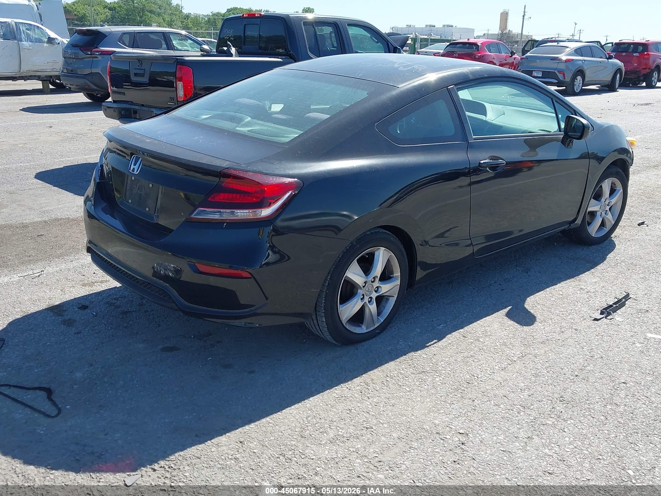2014 Honda Civic Lx Black vin: 2HGFG3B55EH502586