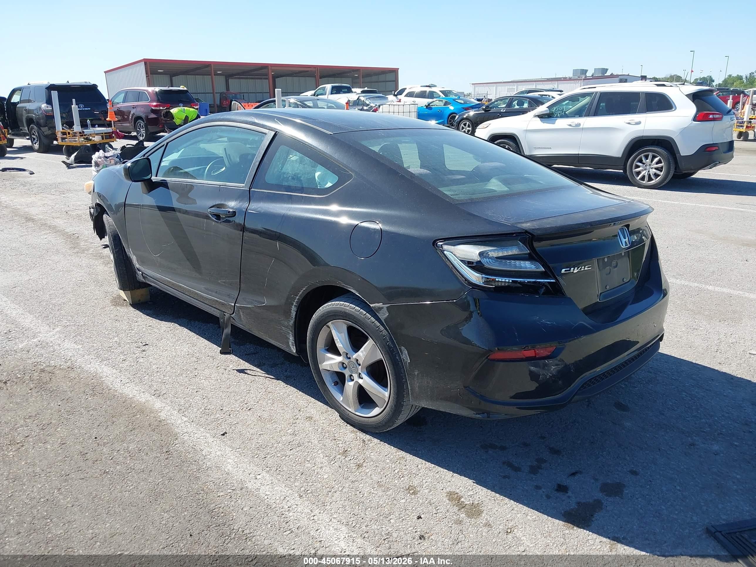 2014 Honda Civic Lx Black vin: 2HGFG3B55EH502586