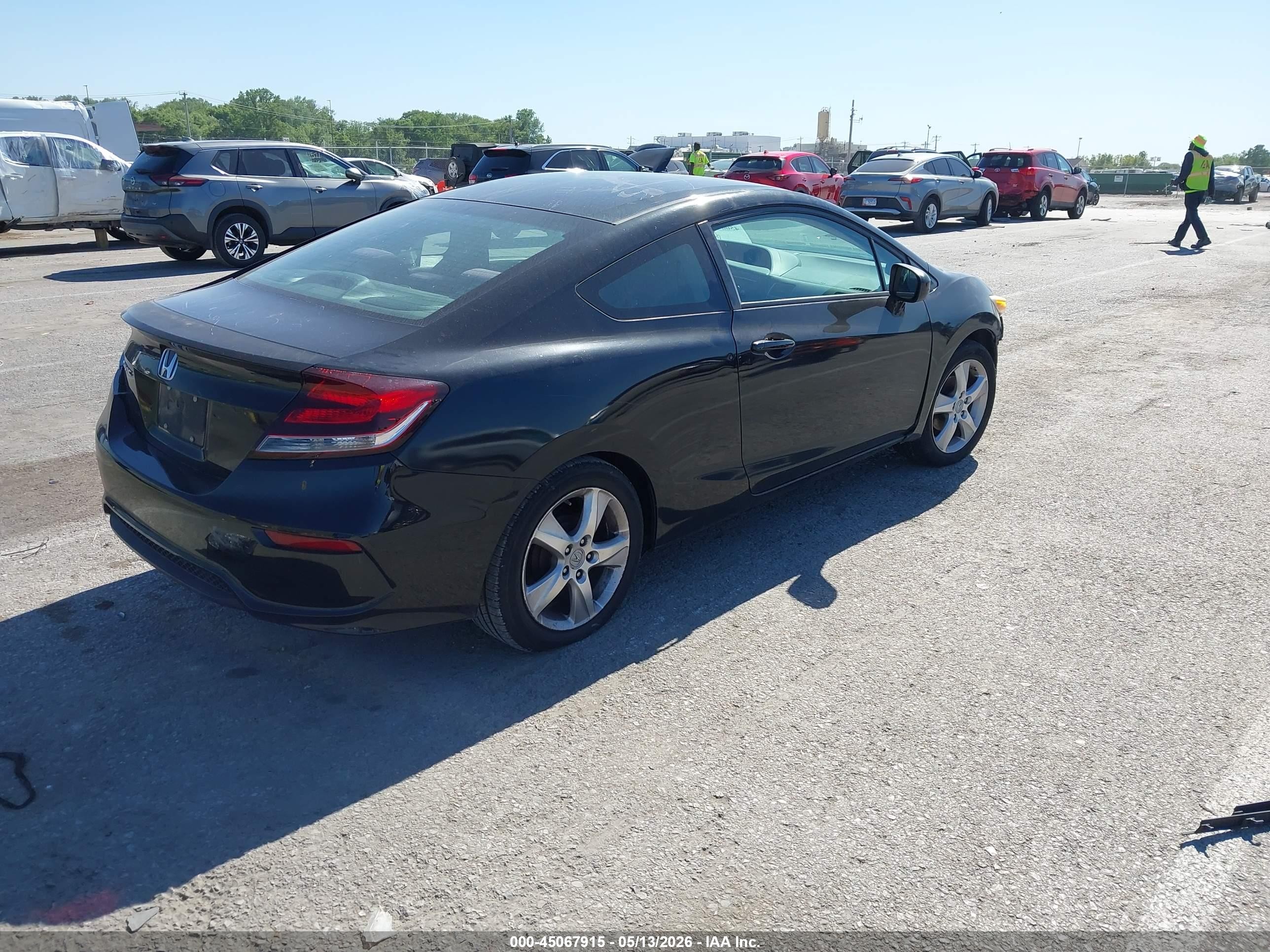 2014 Honda Civic Lx Black vin: 2HGFG3B55EH502586