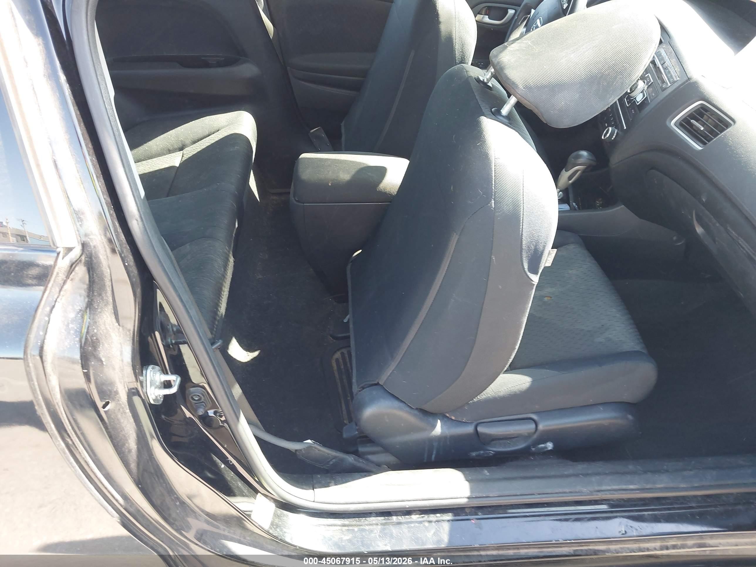 2014 Honda Civic Lx Black vin: 2HGFG3B55EH502586