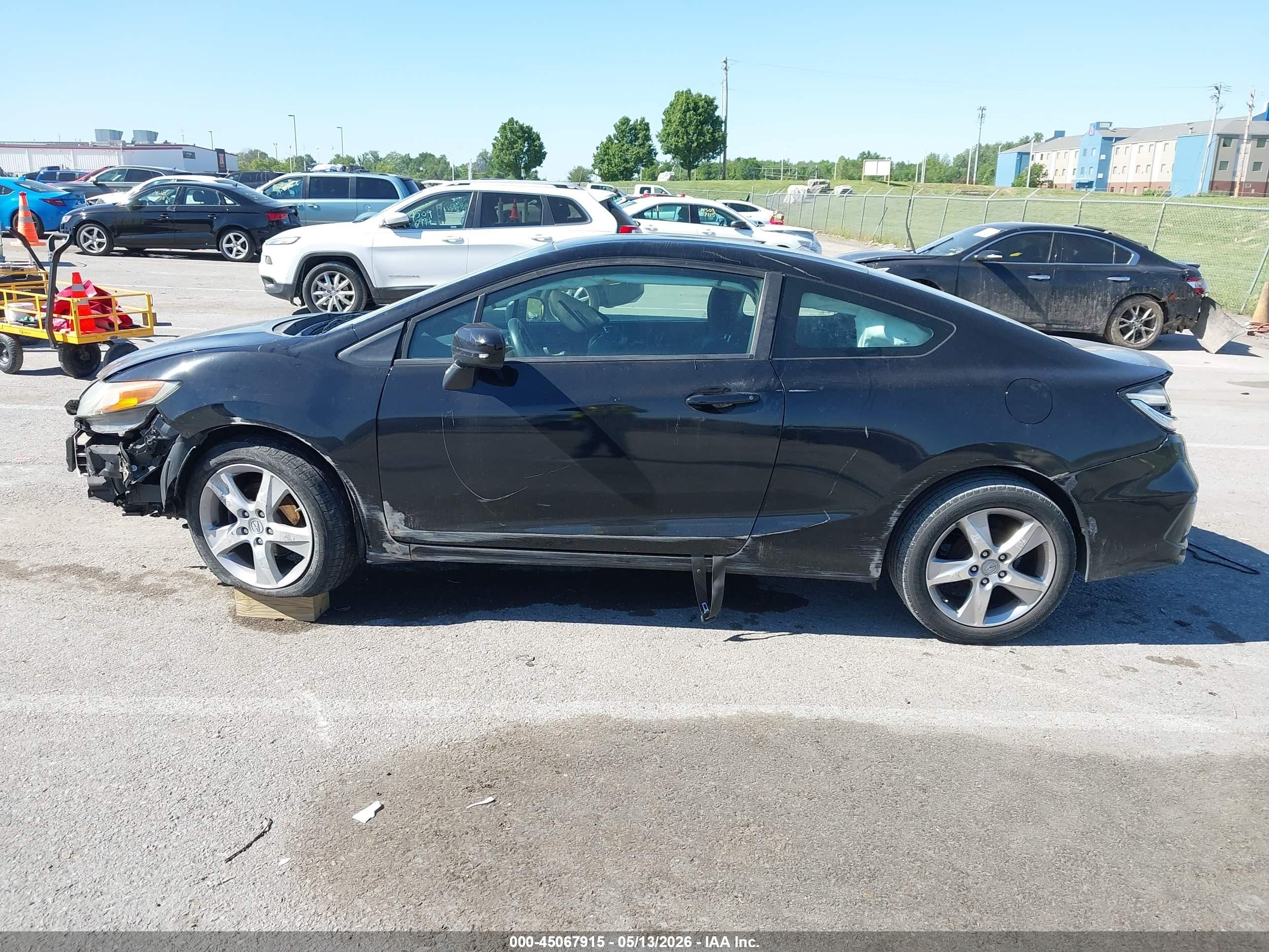2014 Honda Civic Lx Black vin: 2HGFG3B55EH502586