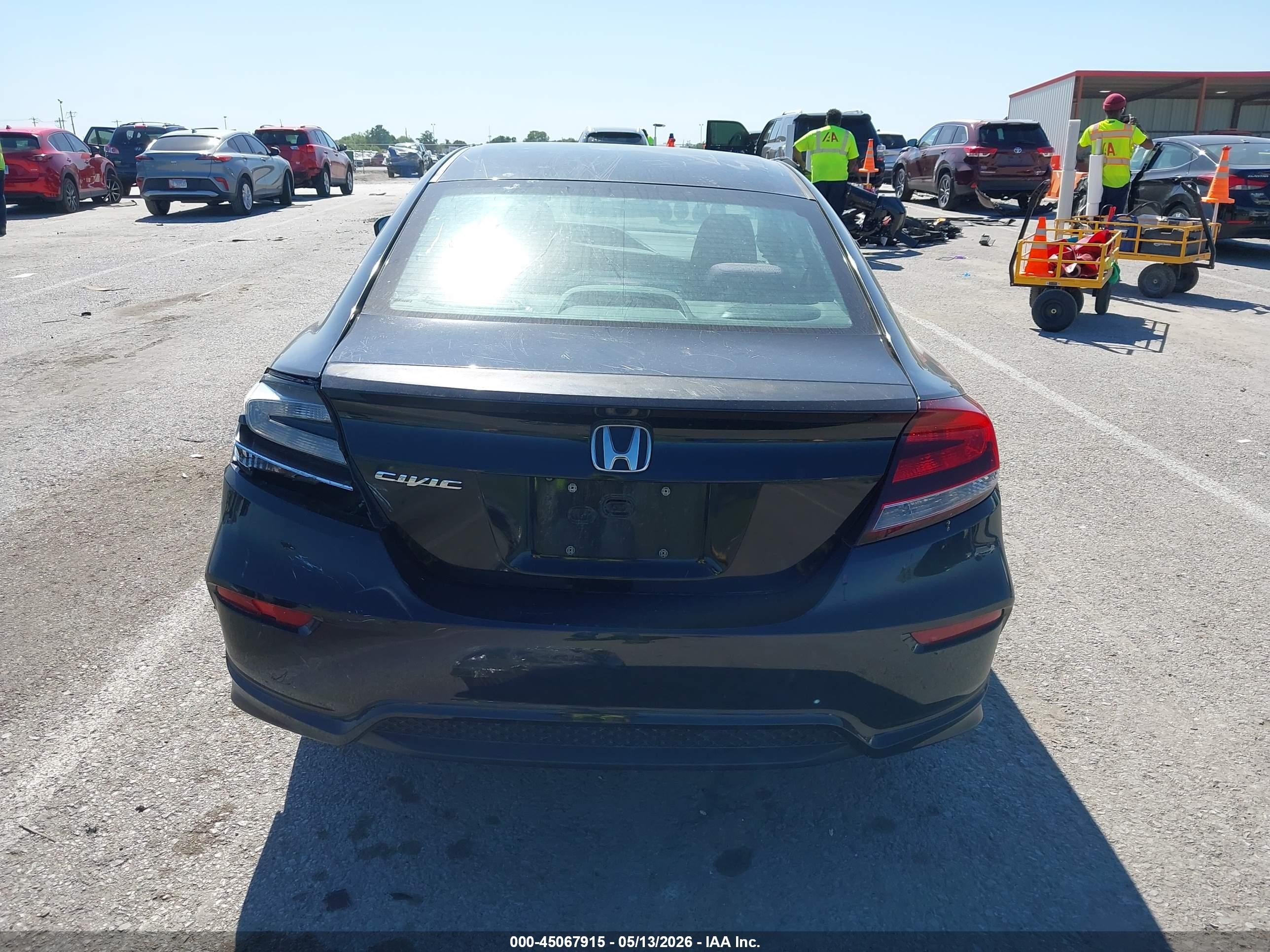 2014 Honda Civic Lx Black vin: 2HGFG3B55EH502586