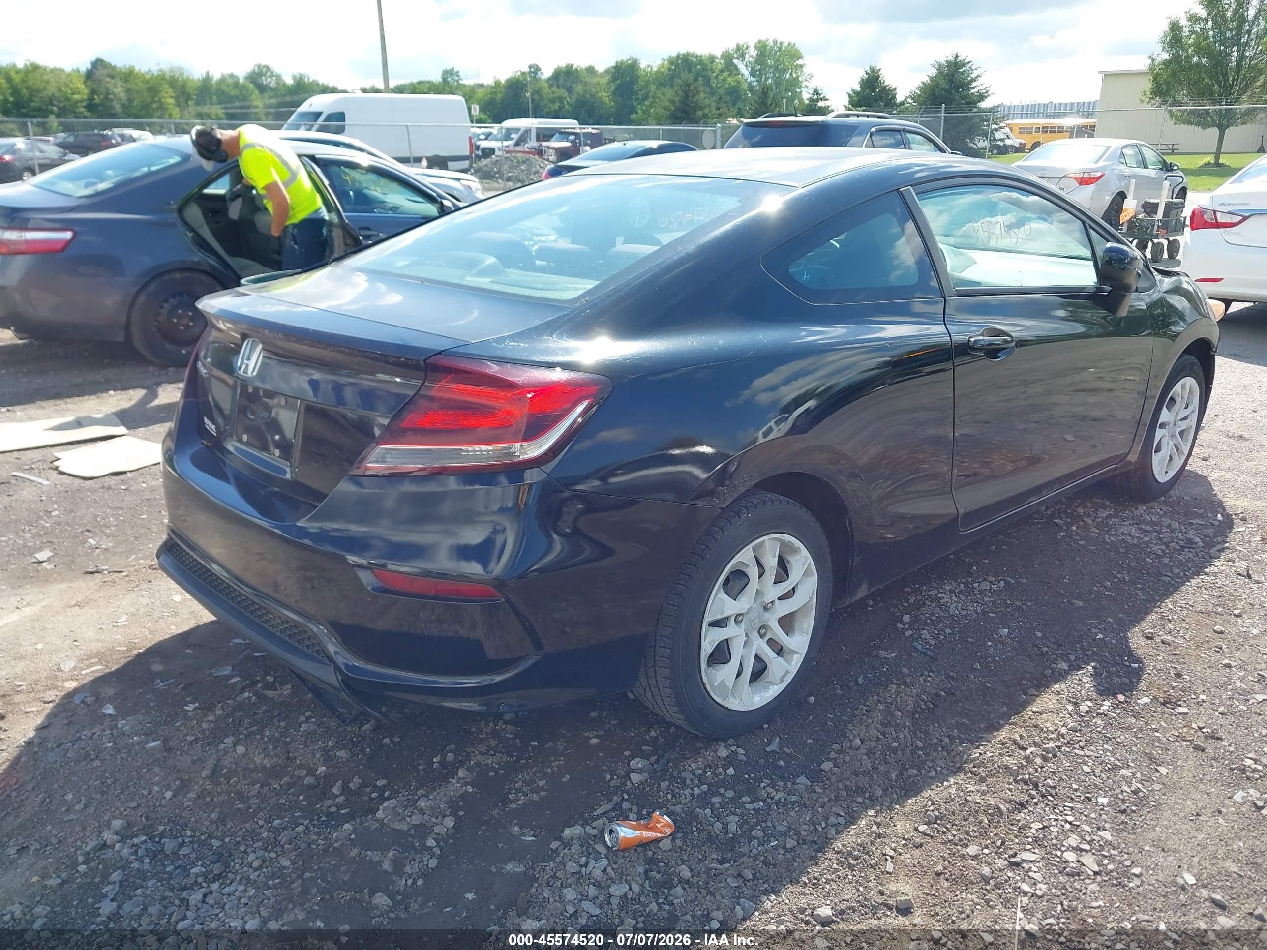 2014 Honda Civic Lx Black vin: 2HGFG3B55EH503110