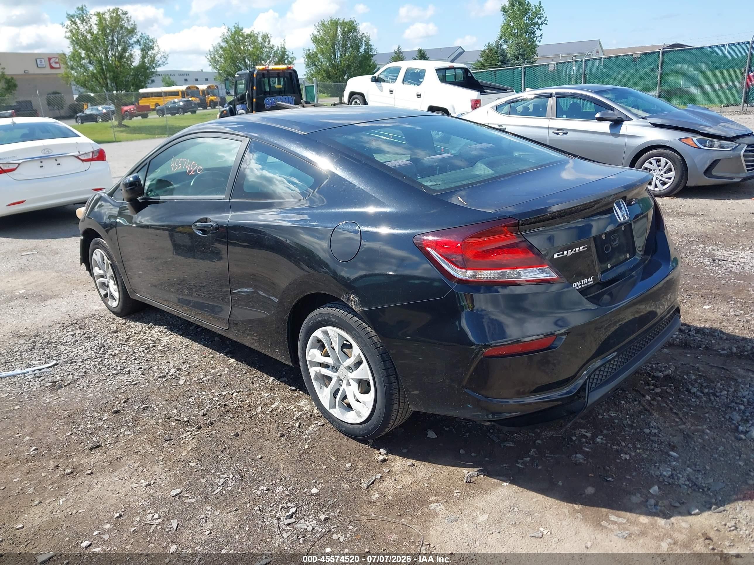 2014 Honda Civic Lx Black vin: 2HGFG3B55EH503110