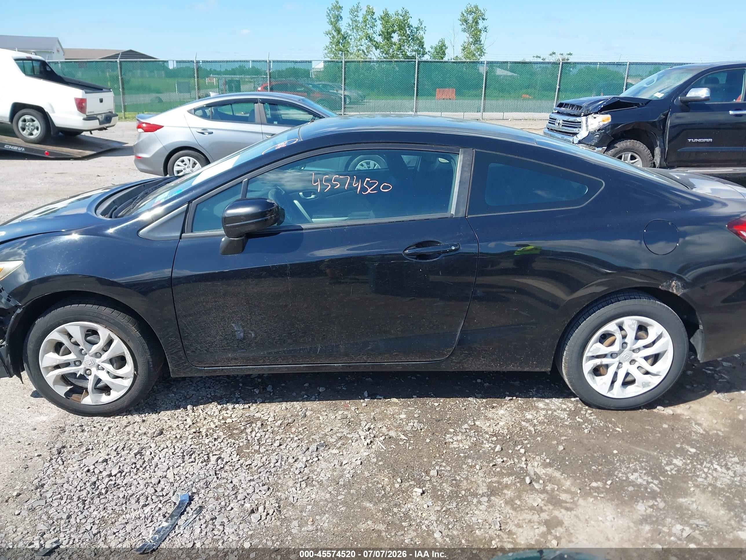 2014 Honda Civic Lx Black vin: 2HGFG3B55EH503110